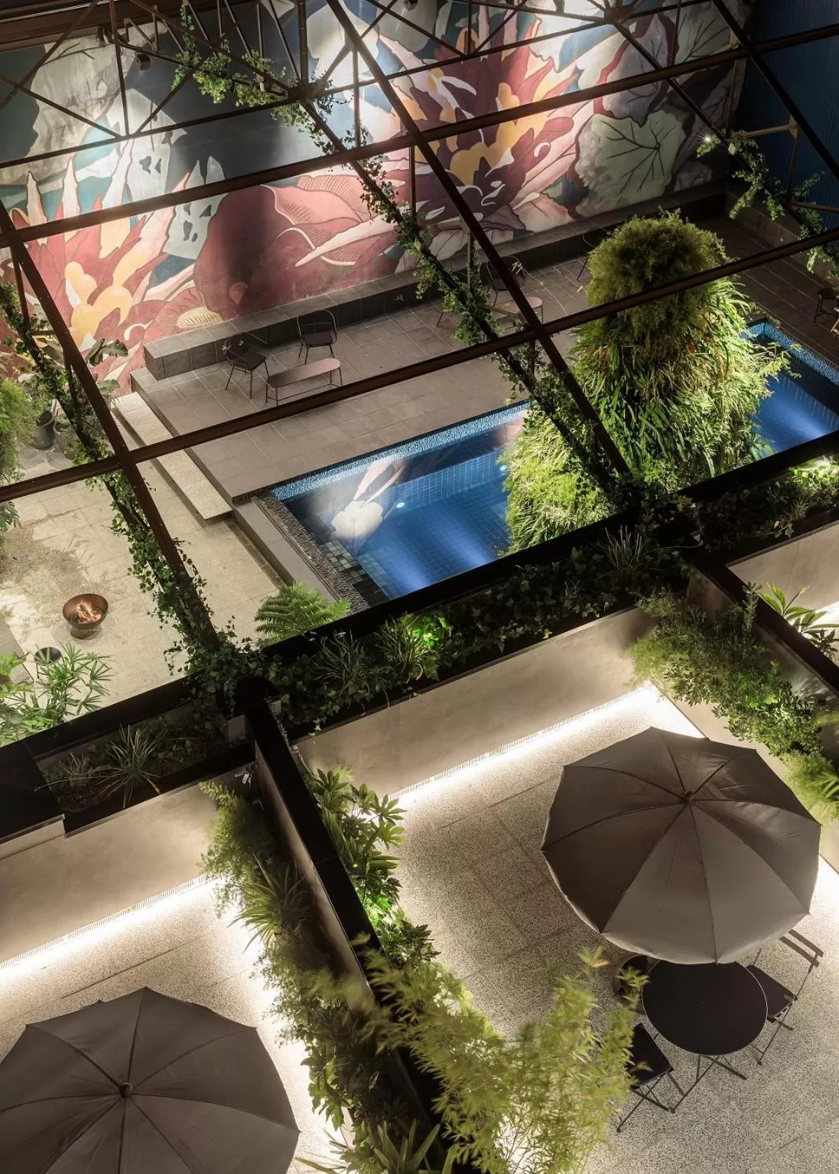 Pool view in Hotel Hotel - Member of Design Hotels