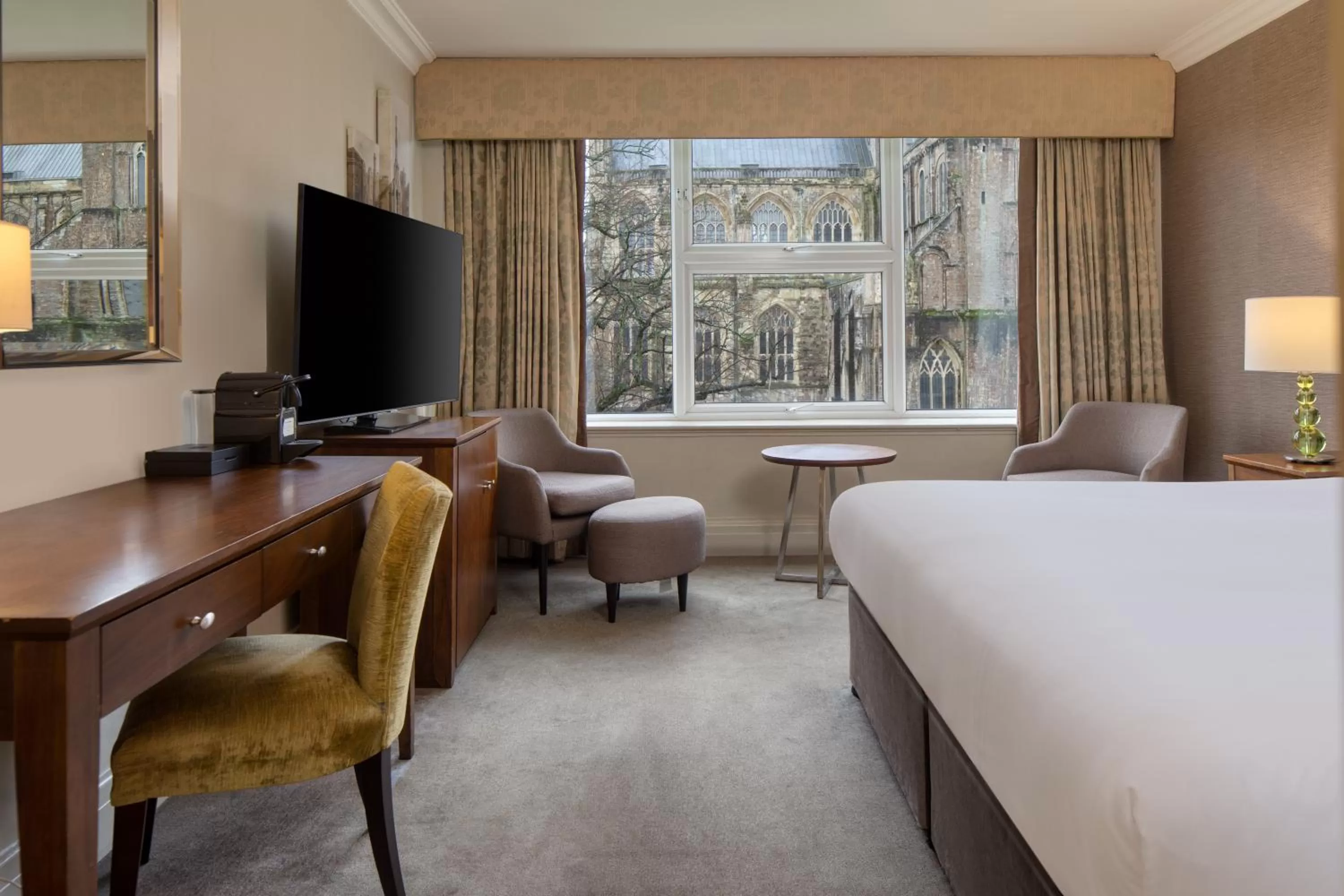 View (from property/room), Bed in Winchester Wessex Hotel by Sunday