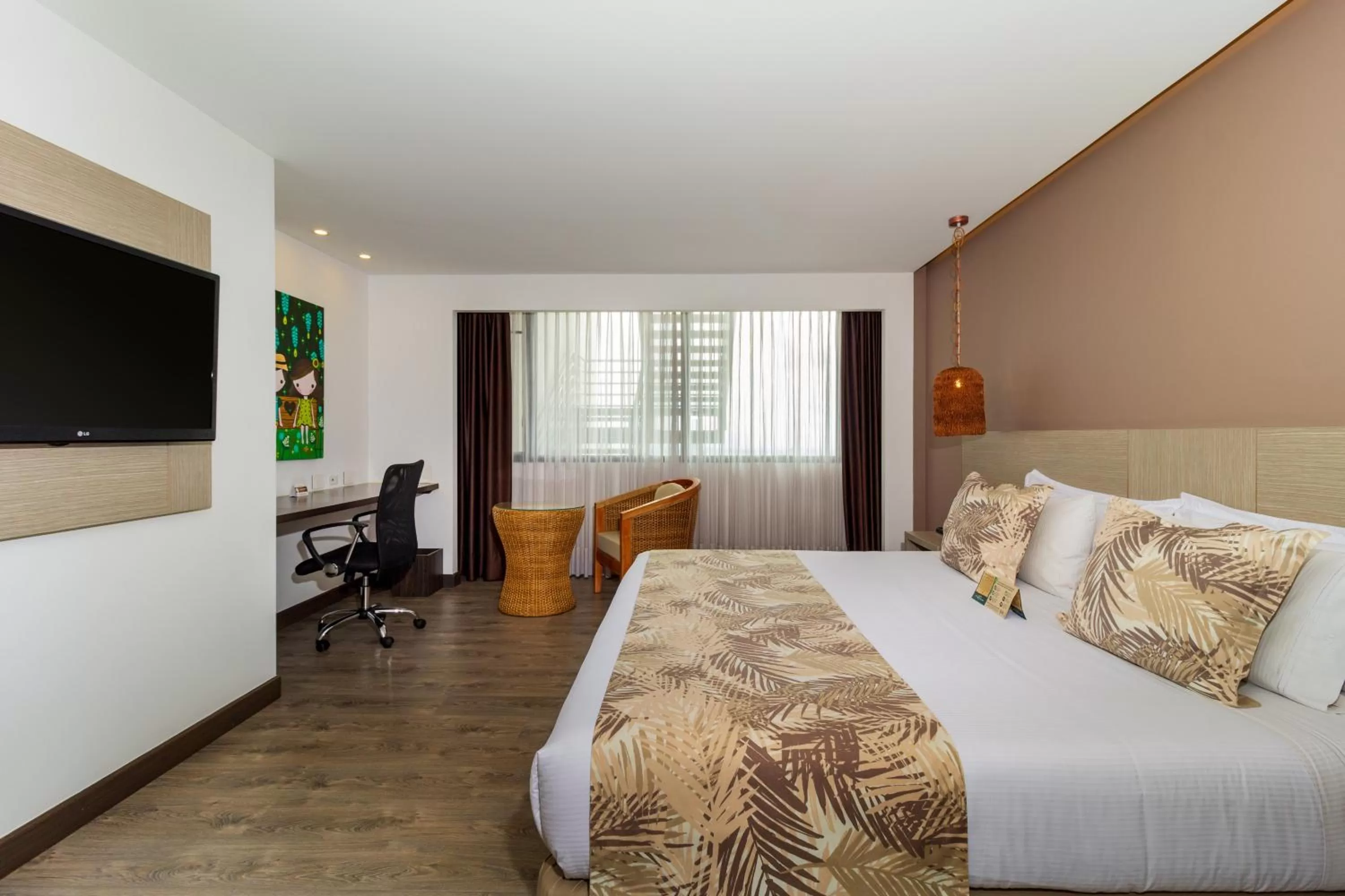 Bed in Hotel Mocawa Plaza Armenia