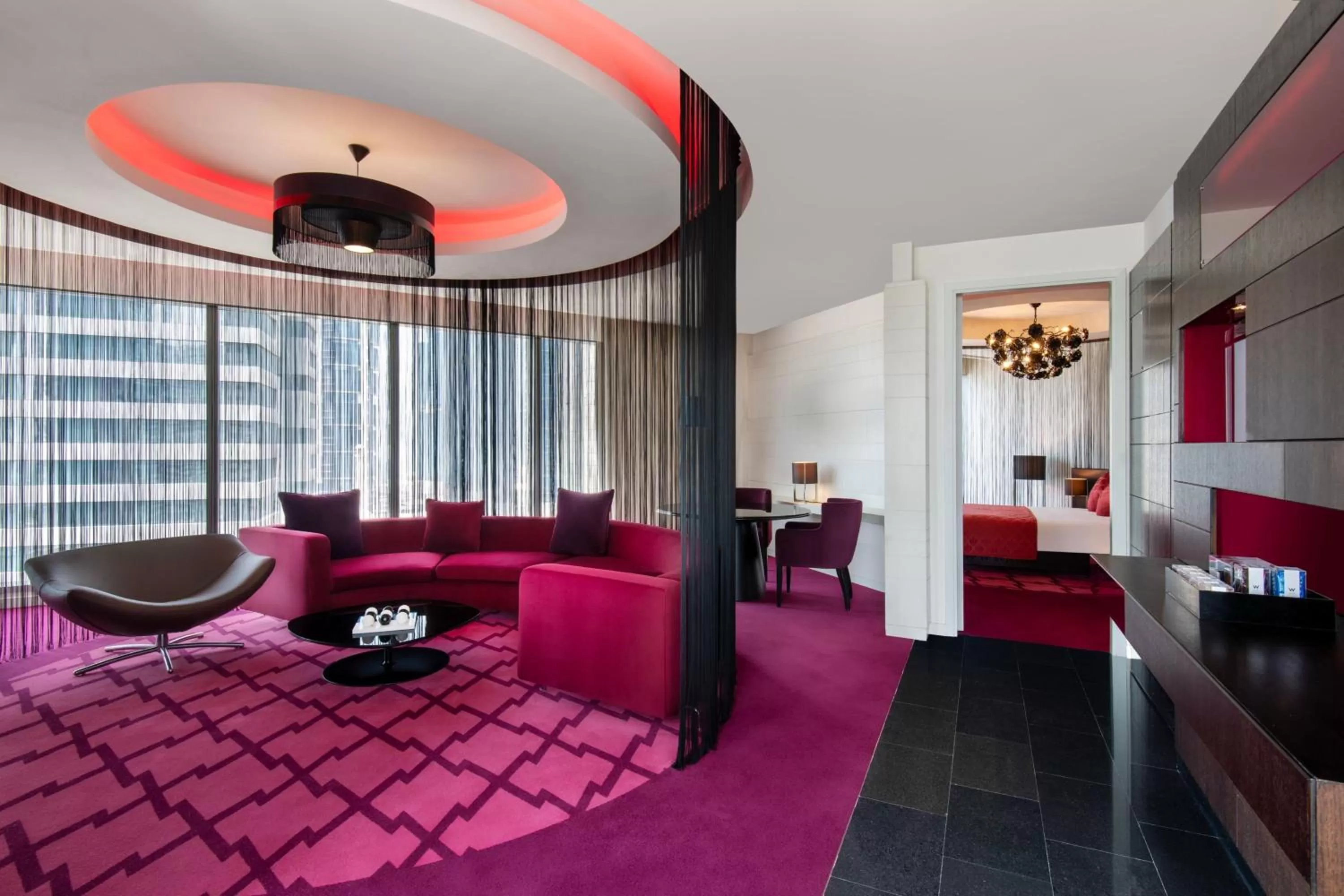 Bedroom, Bed in W Doha