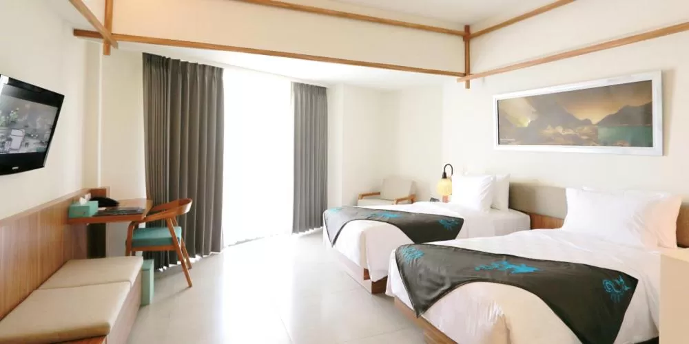 Bed in ILLIRA Hotel Banyuwangi