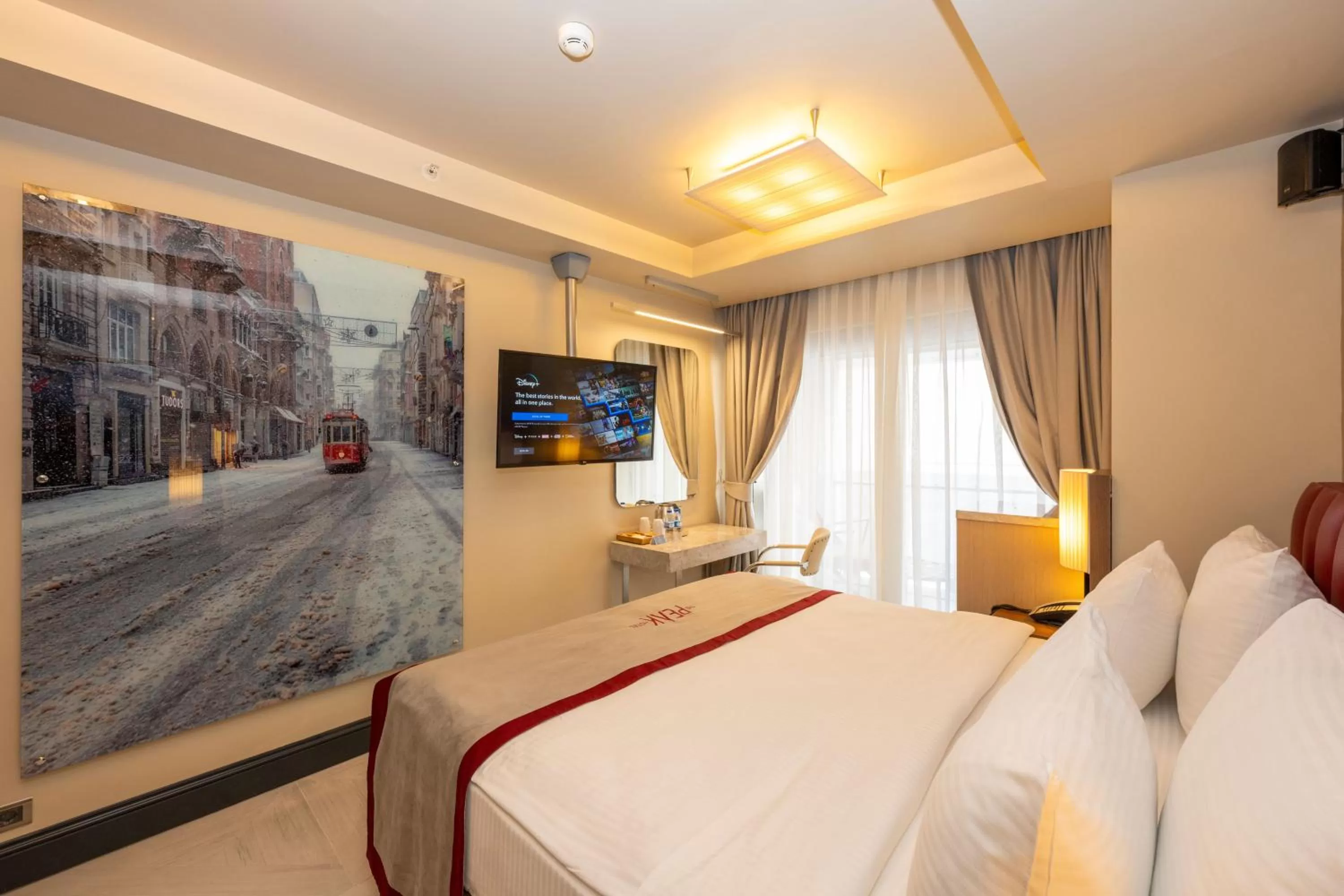 Living room, Bed in Ramada By Wyndham Istanbul Pera Taksim