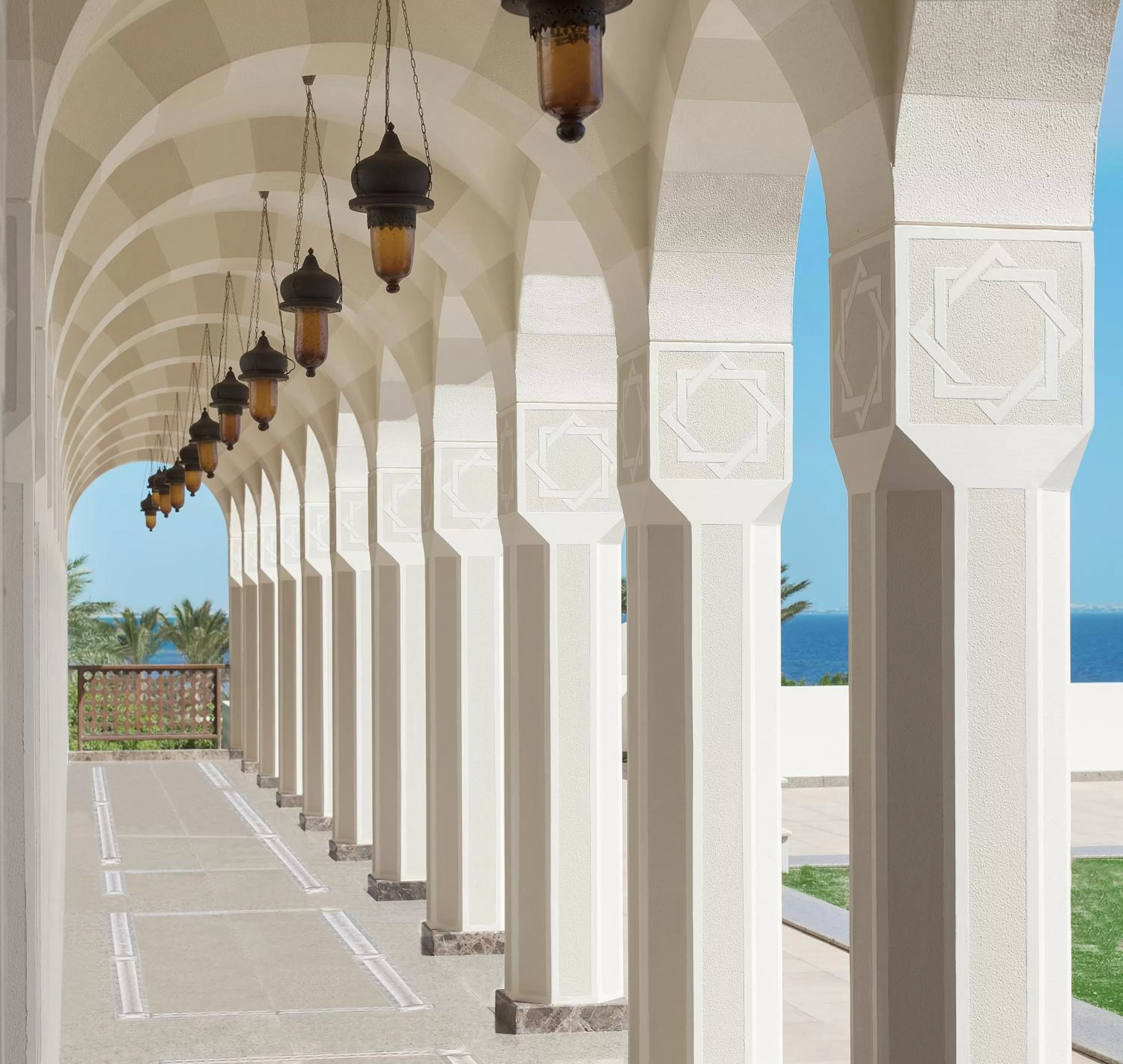 Decorative detail in The Oberoi Beach Resort, Sahl Hasheesh