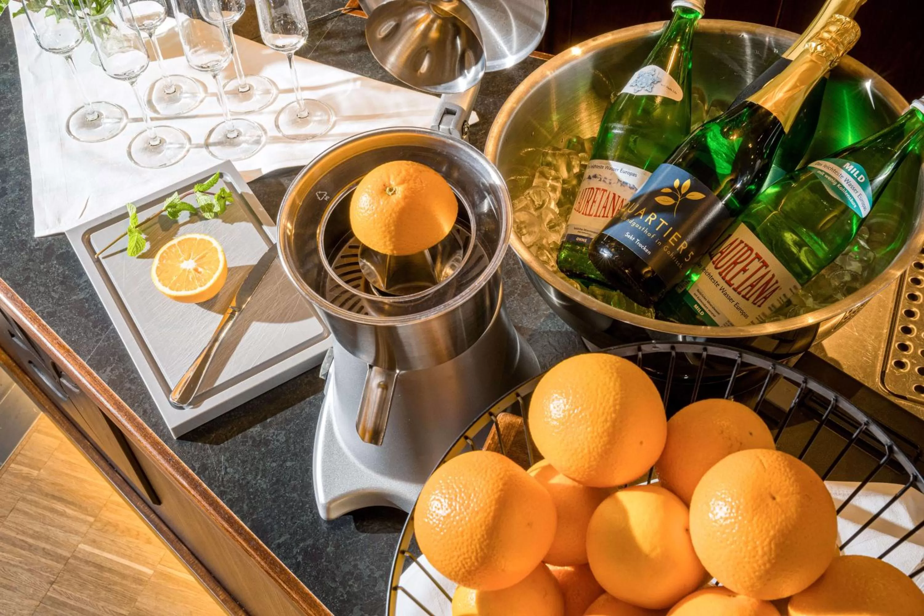 Food and drinks in QUARTIER 5 Hotel & Restaurant, Sächsische Schweiz