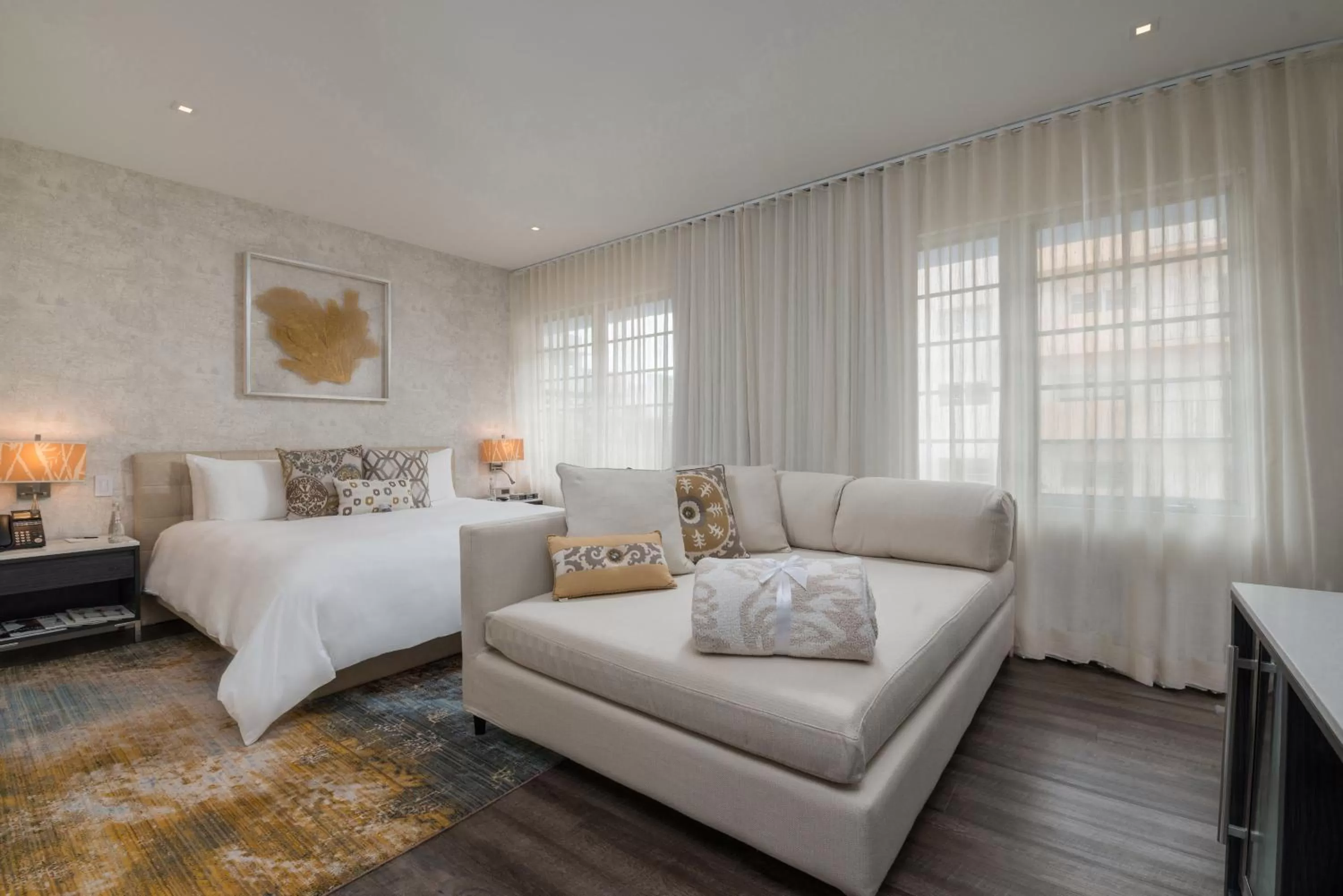 Bed in The Marlin Hotel