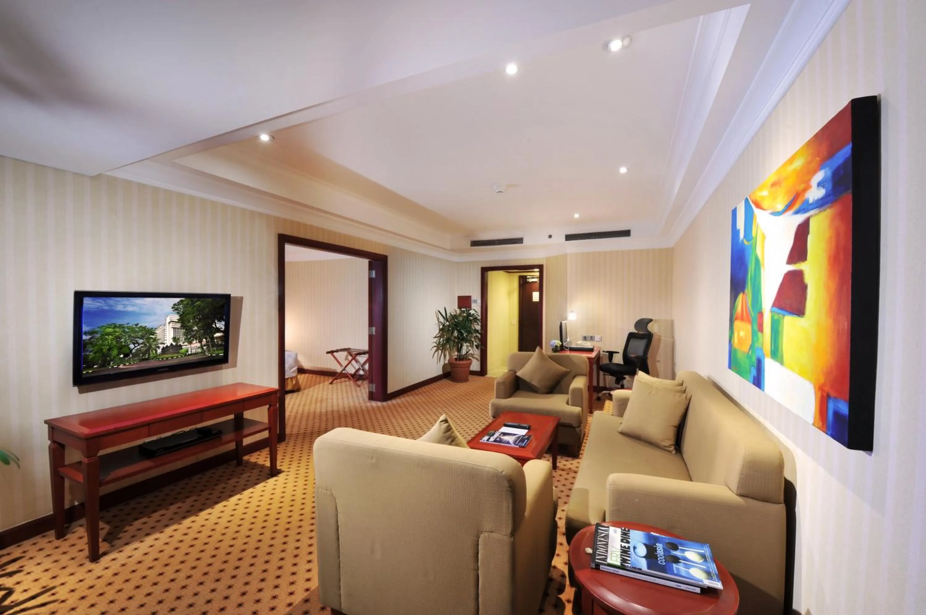 Living room in Hotel Borobudur Jakarta