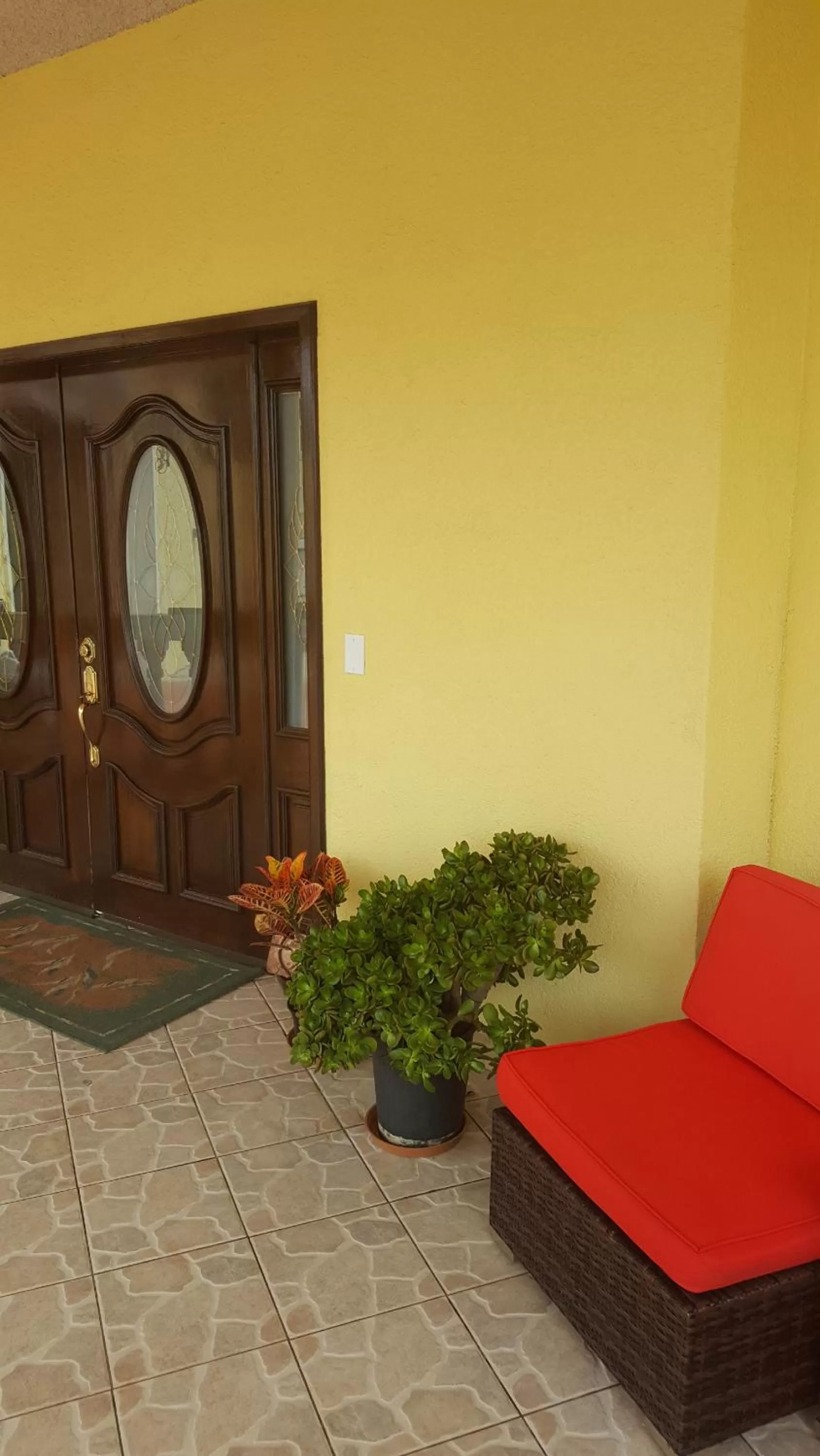 Patio in Playa Hermosa Inn at the beach