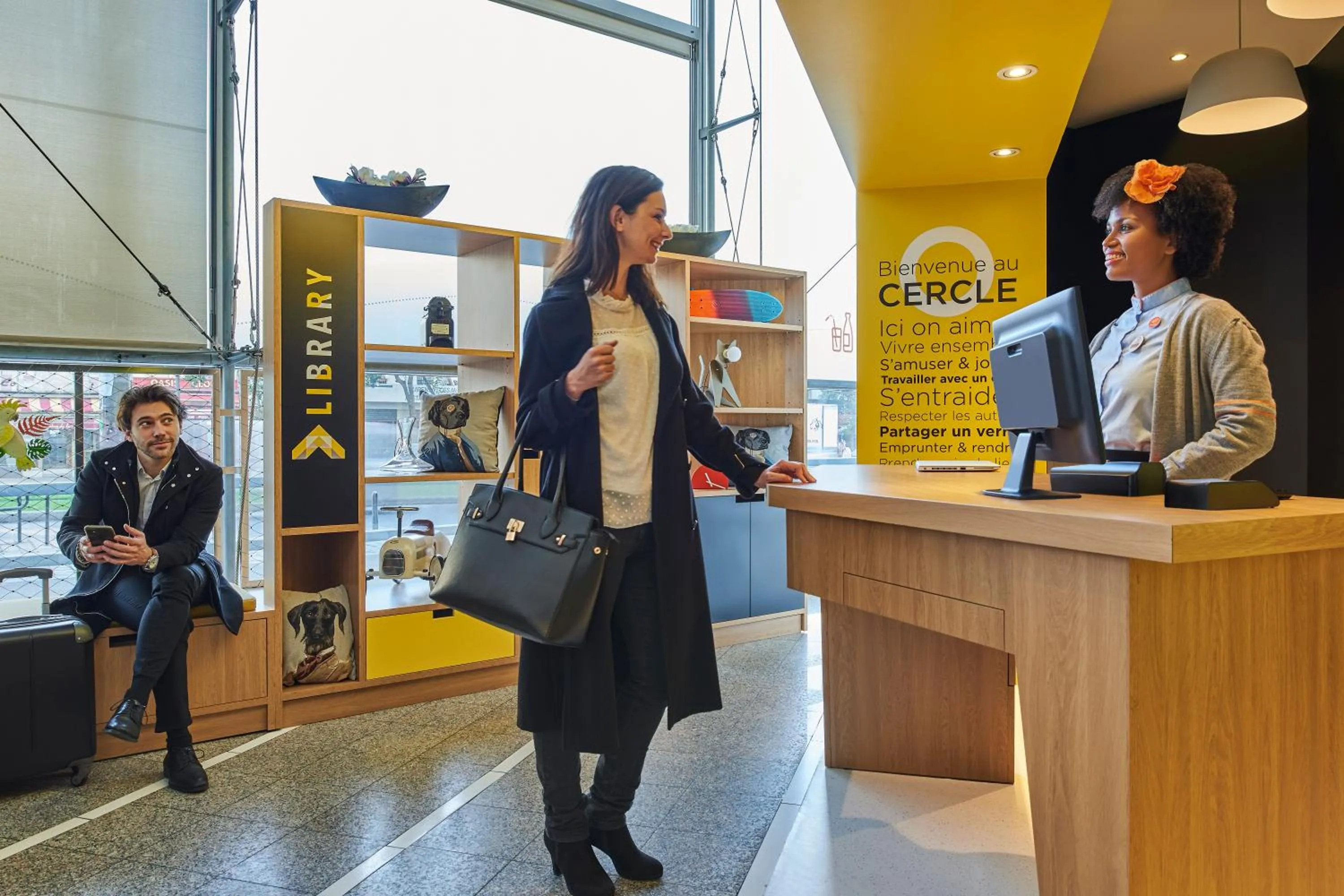 Lobby or reception in Aparthotel Adagio Access Paris La Villette