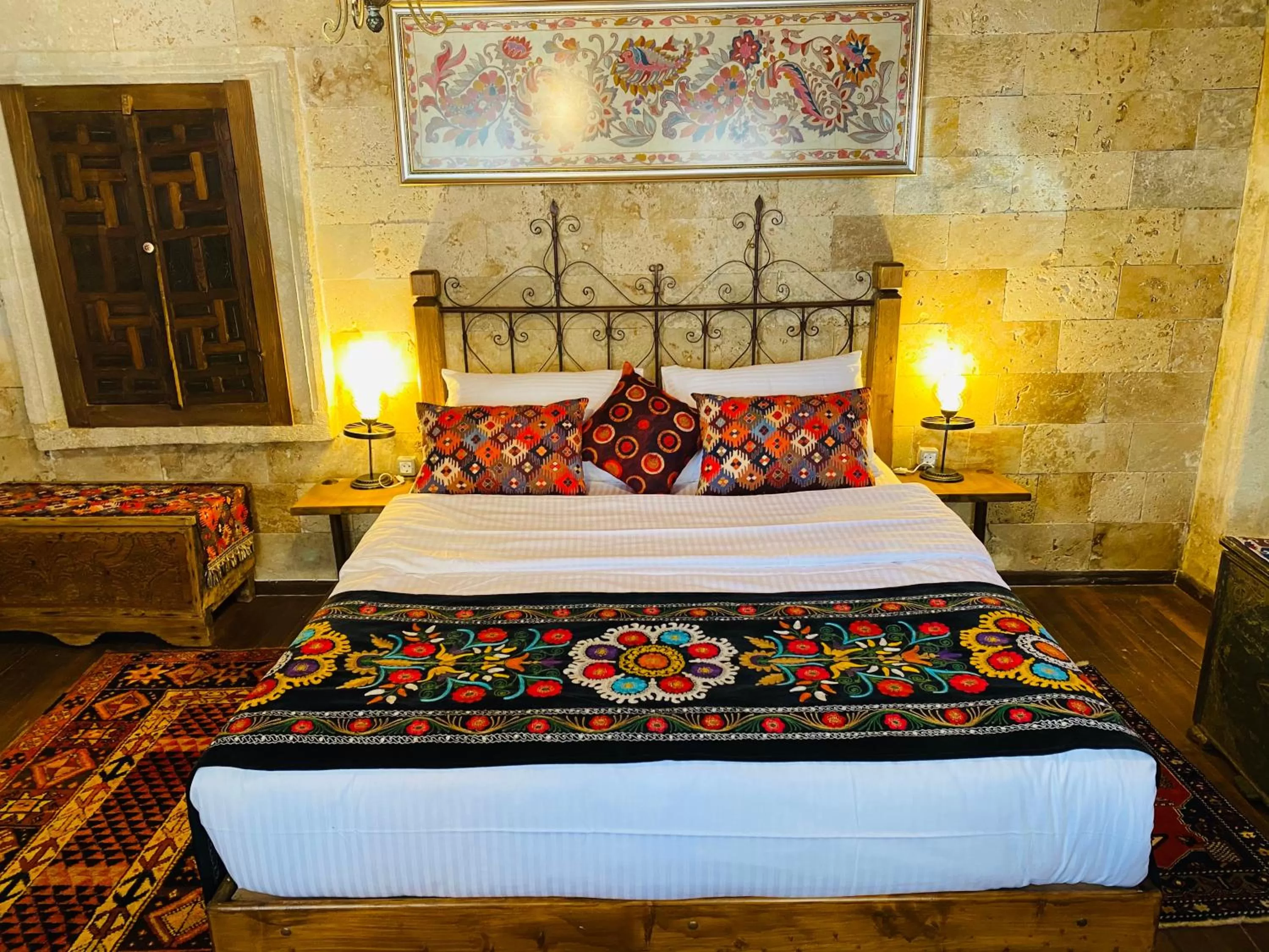Bed in YASTIK HOUSES - Cappadocia