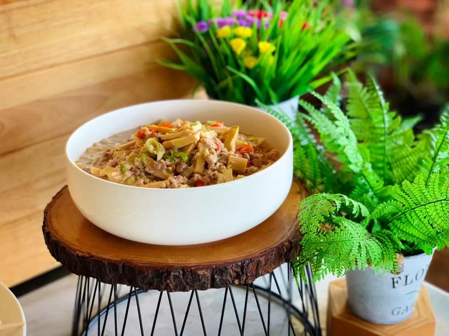 Buffet breakfast in Baan Suan Leelawadee Resort Nan