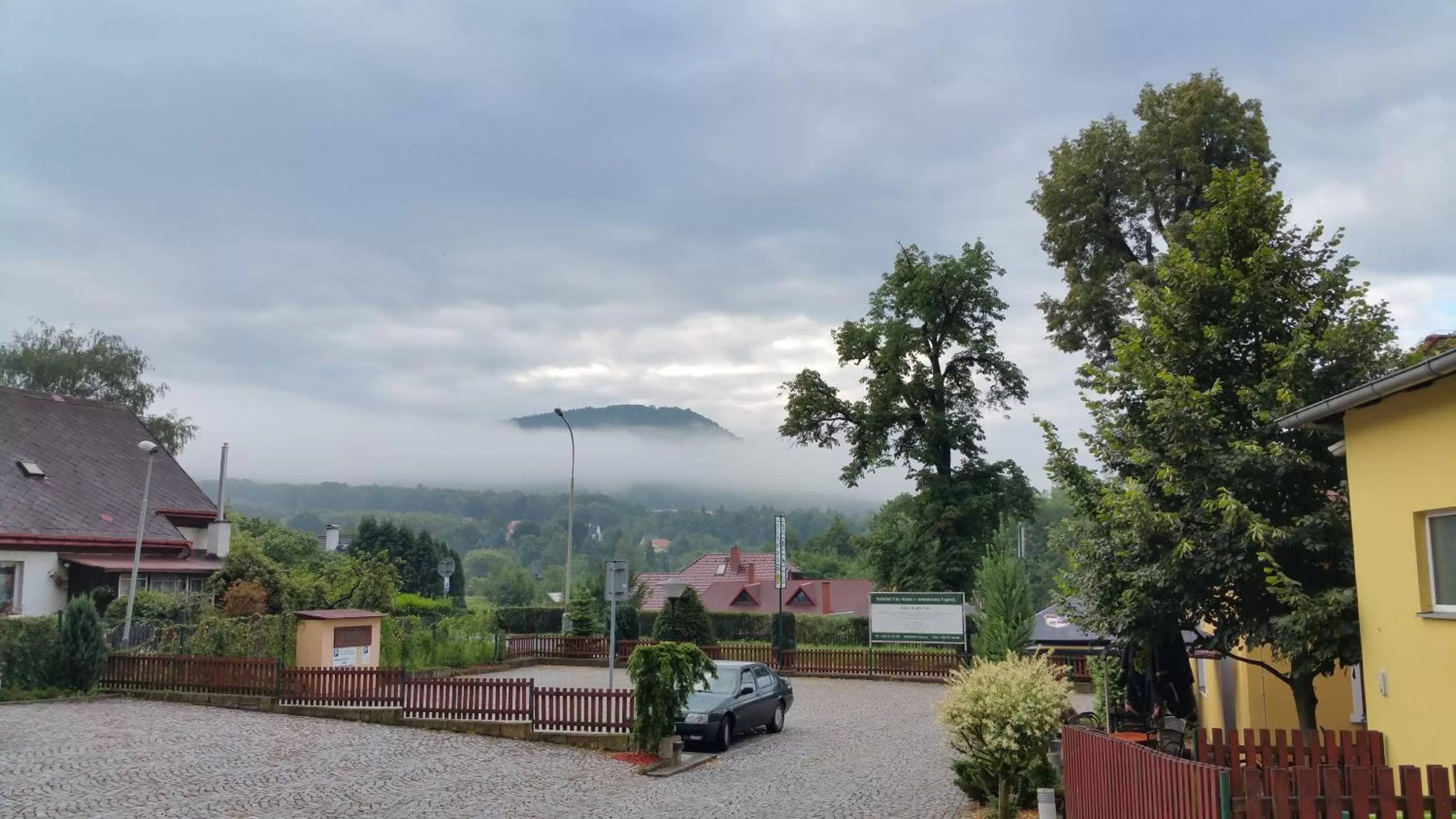 Mountain view in Hotel Výpřež - Děčín