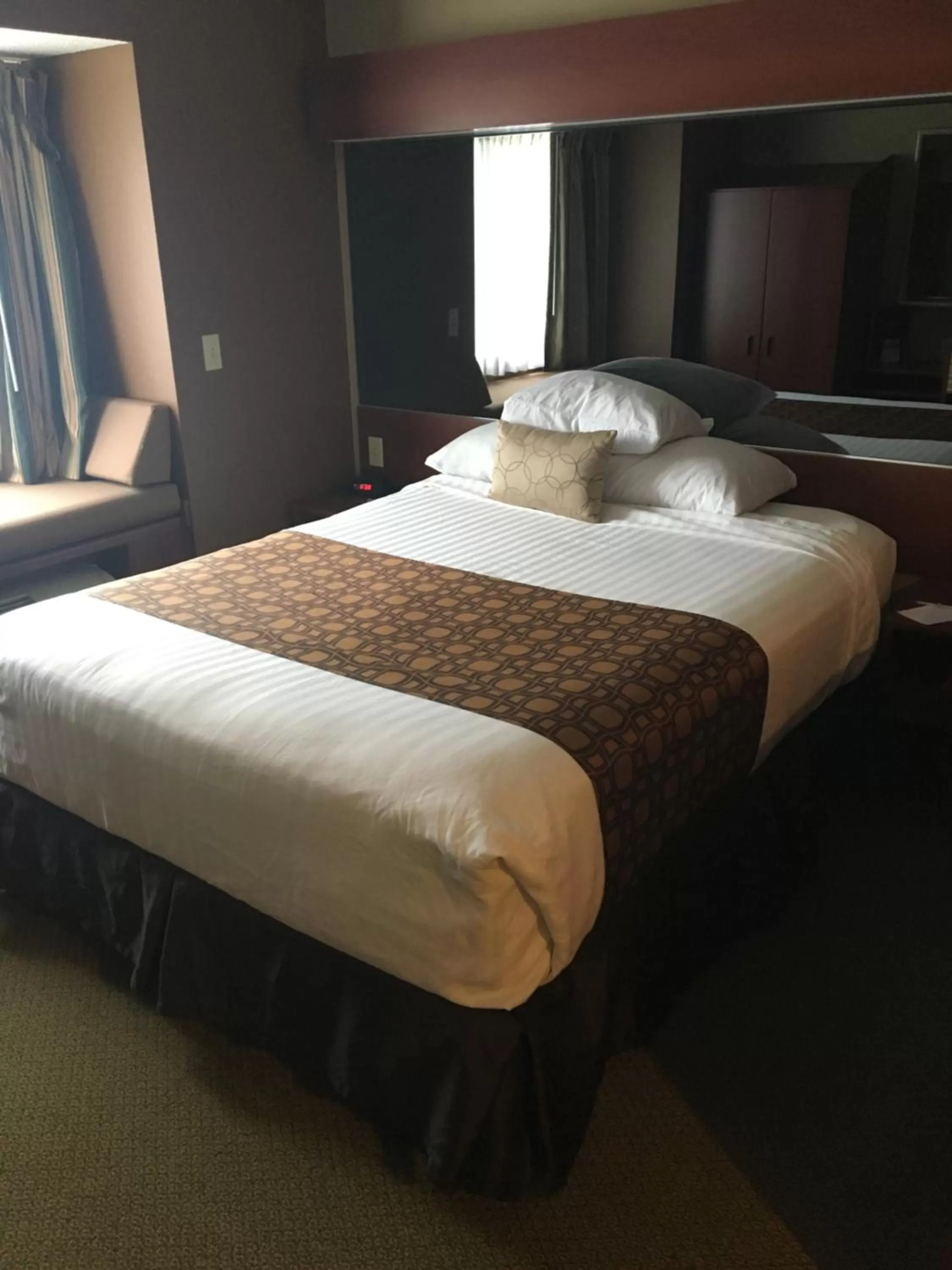 Bed in Microtel Inn & Suites by Wyndham Dover New Hampshire