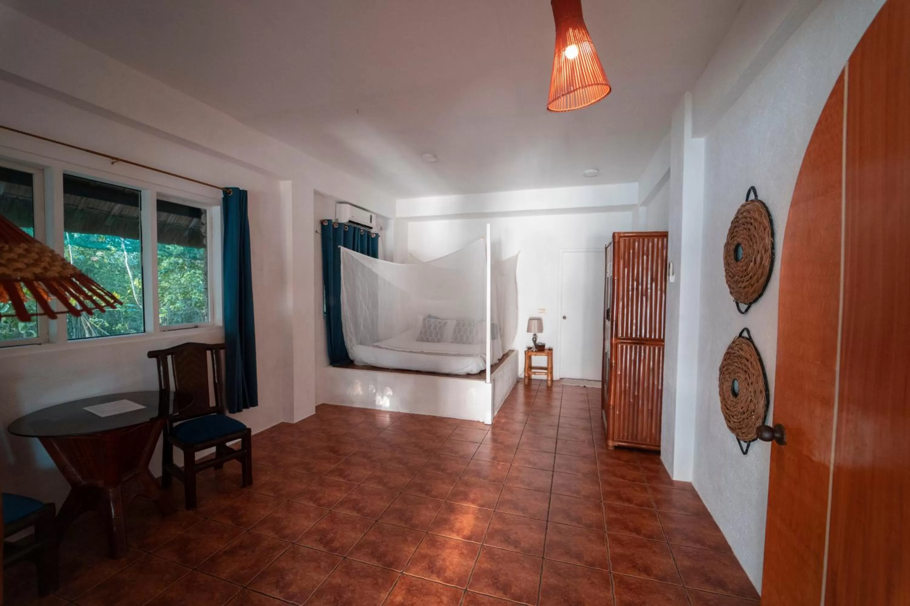 Bed in The Blue Orchid Resort