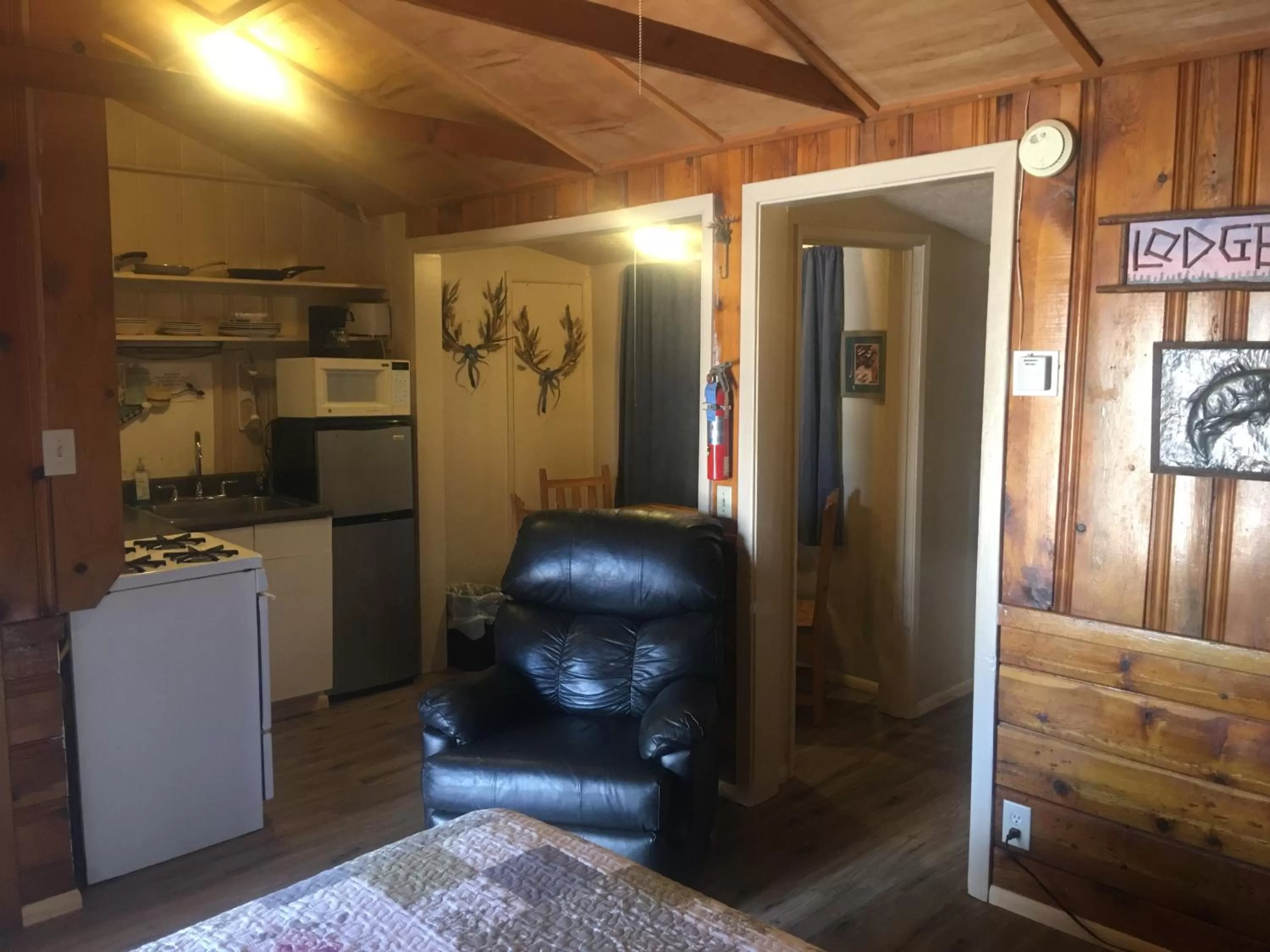 Seating Area in Rainbows End Fishing Resort