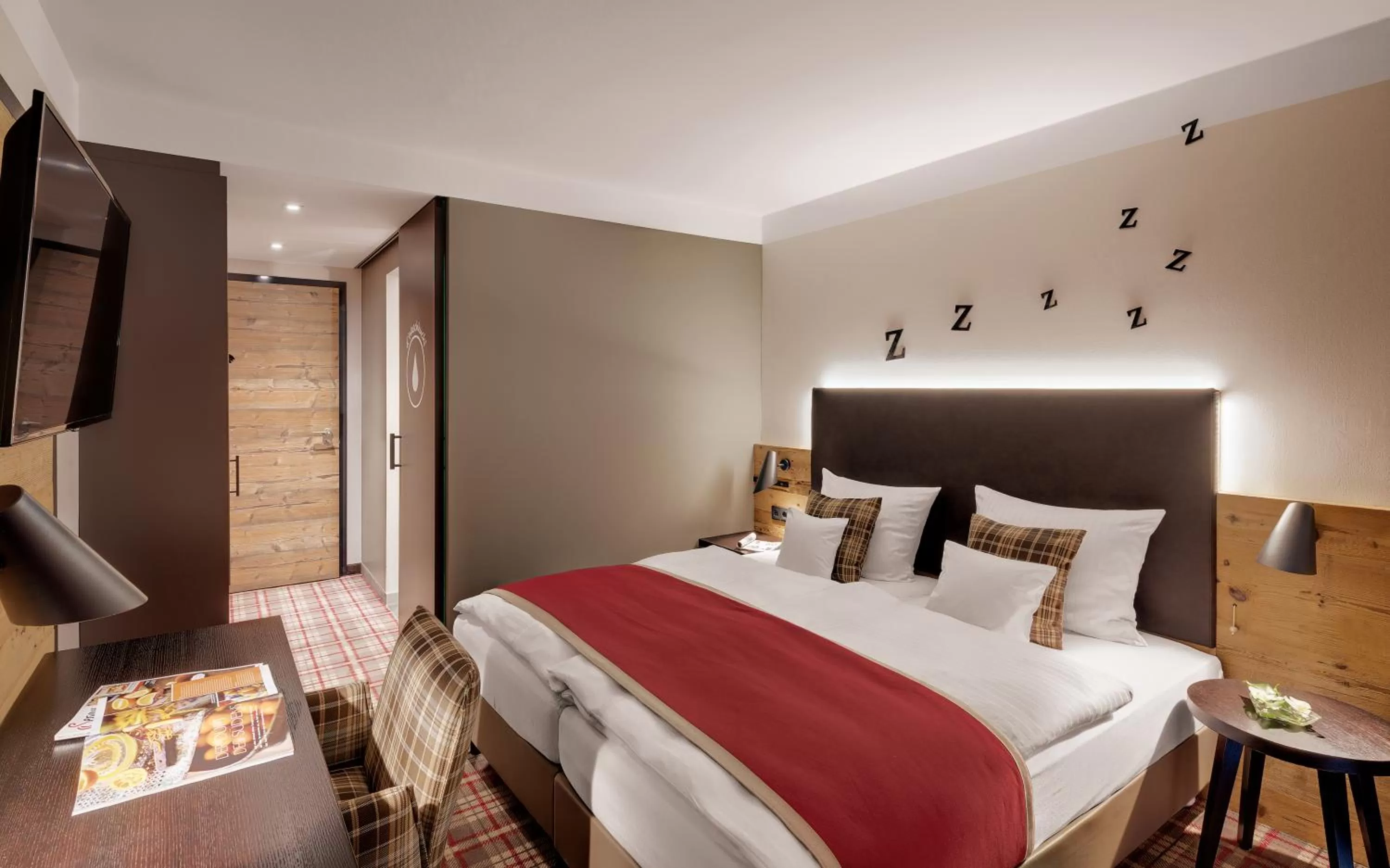 Photo of the whole room, Bed in Hotel Traumschmiede