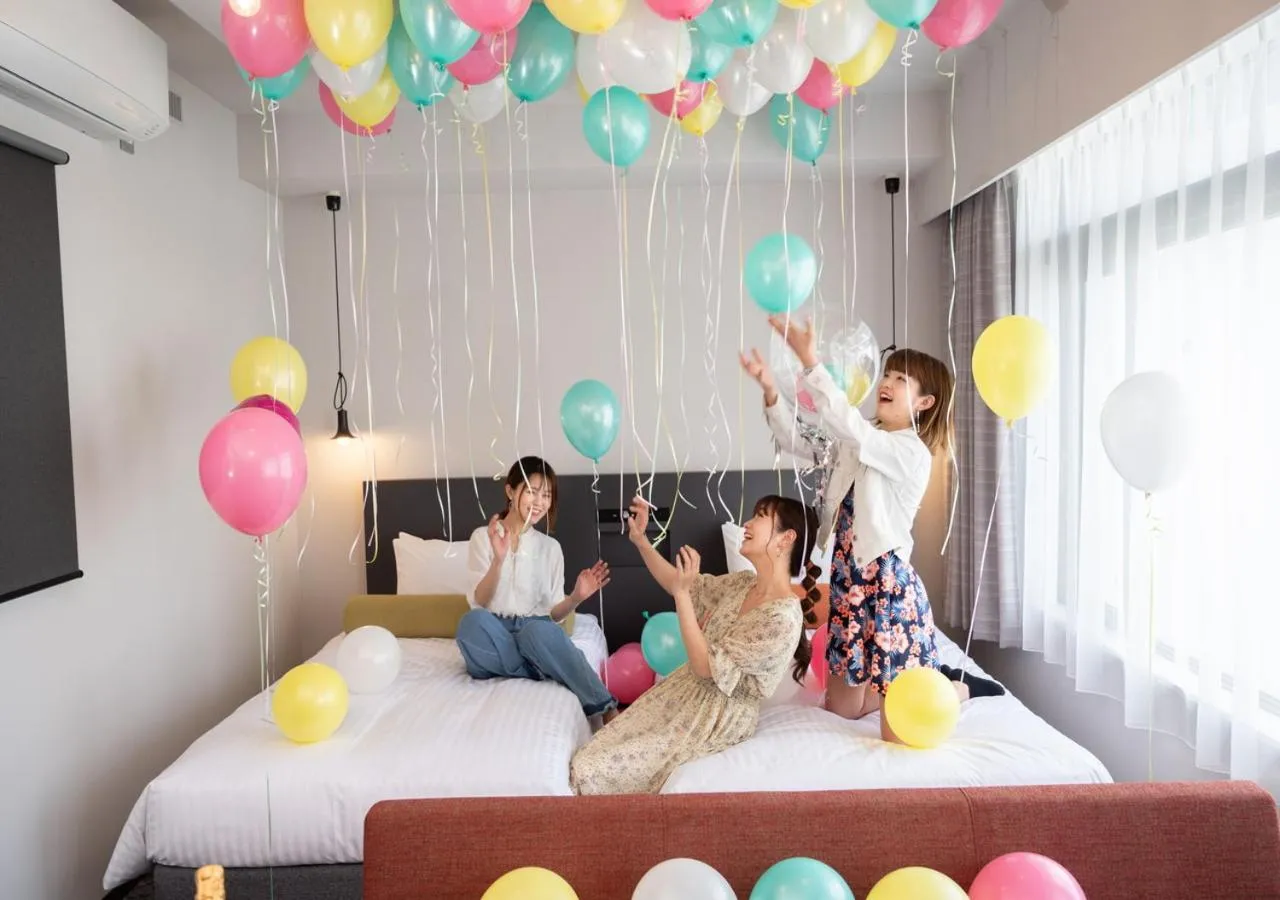 People, Bed in Hotel Cocktail Stay Naha