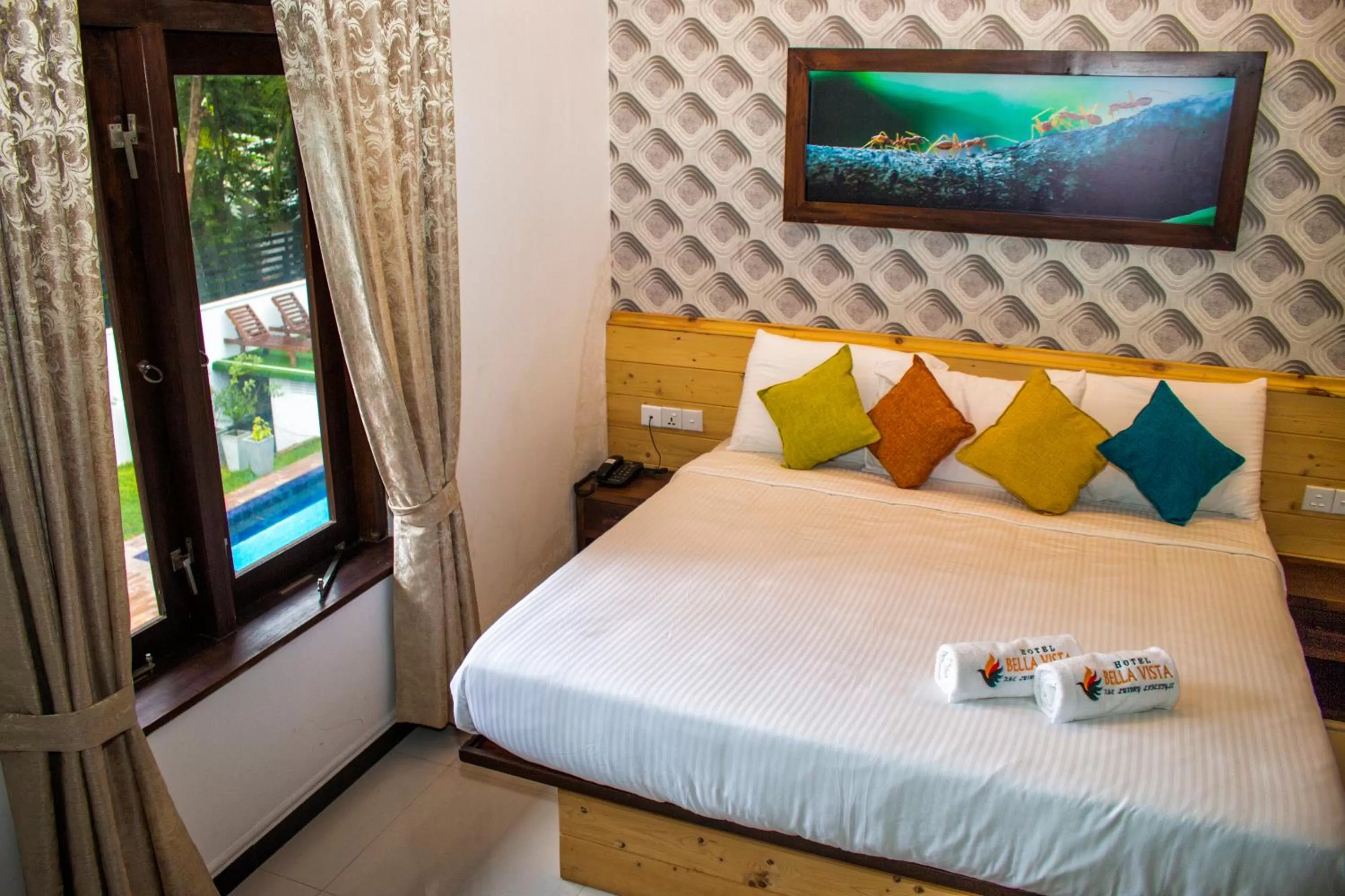 Bed in Hotel Bella Vista