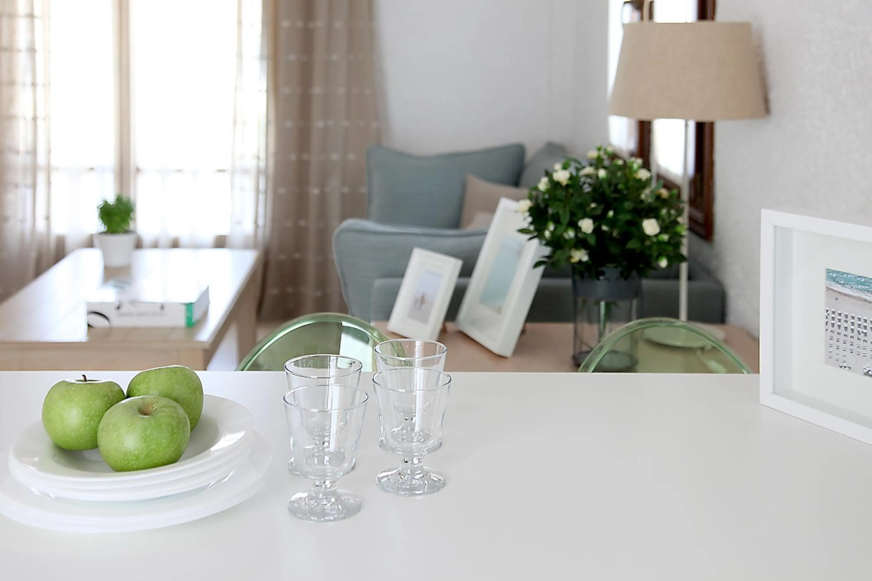 Living room in Skopelos Village Hotel