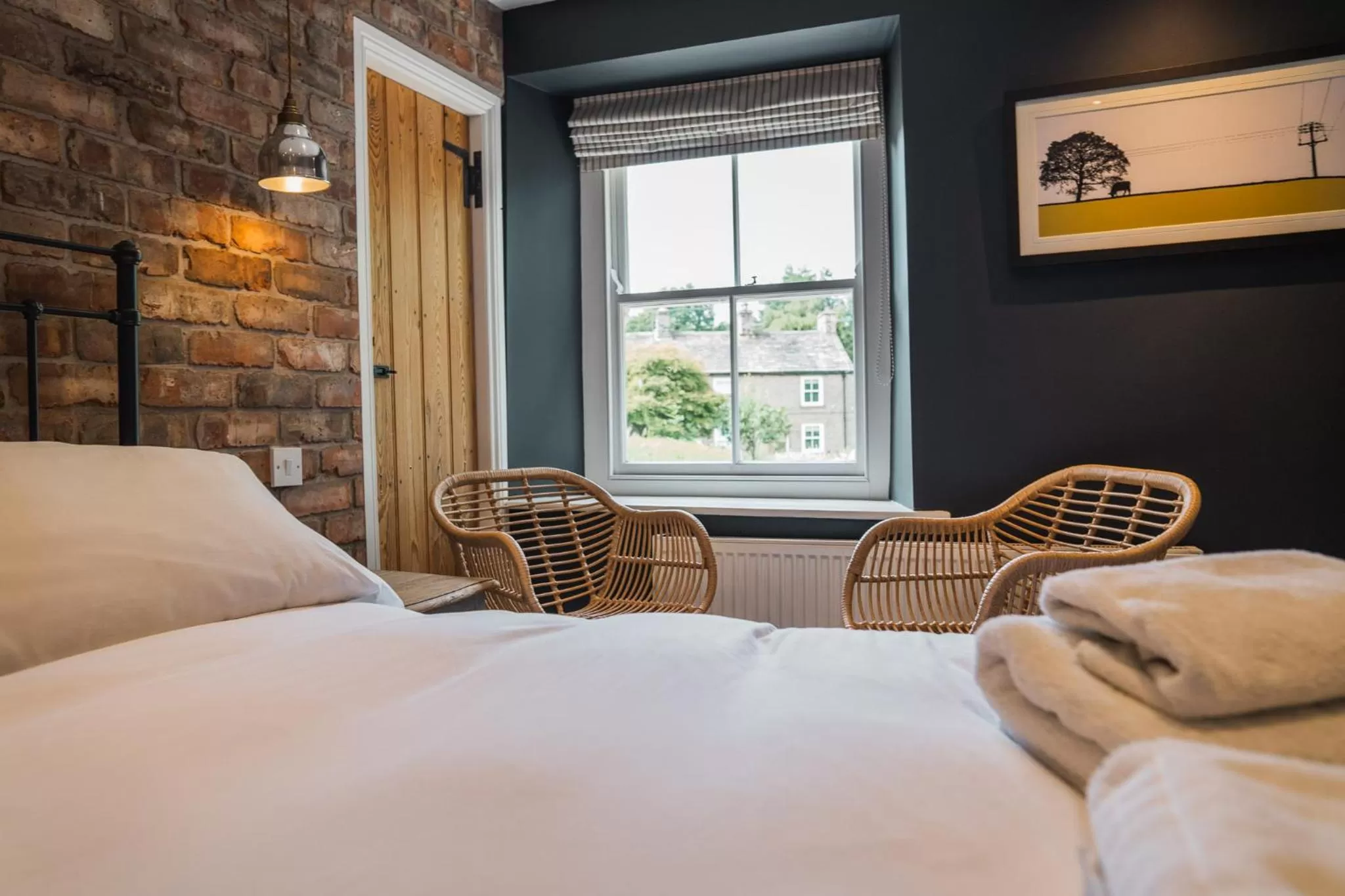 Bedroom, Bed in The Old Hall Inn