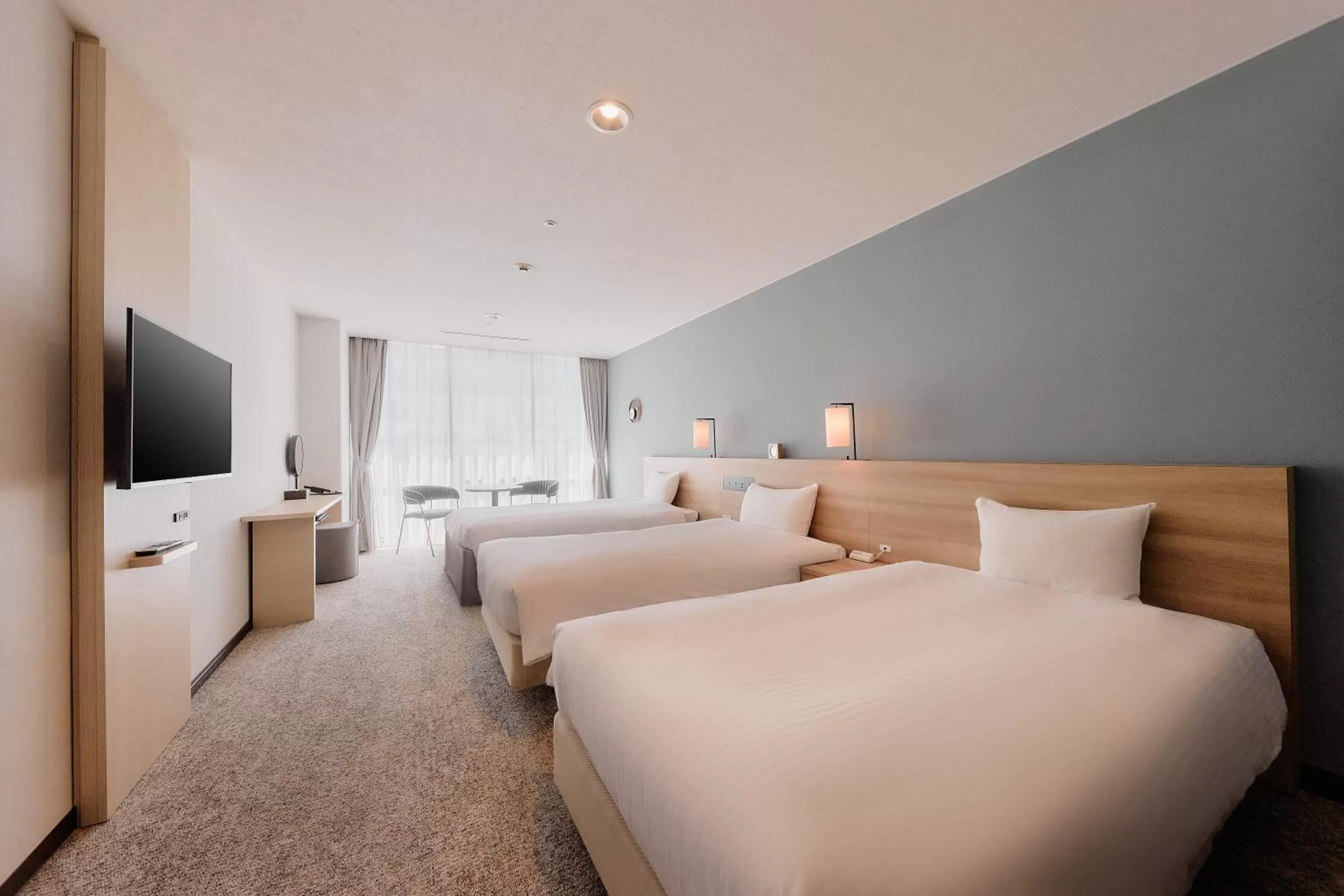 Photo of the whole room, Bed in Kyoto Tower Hotel