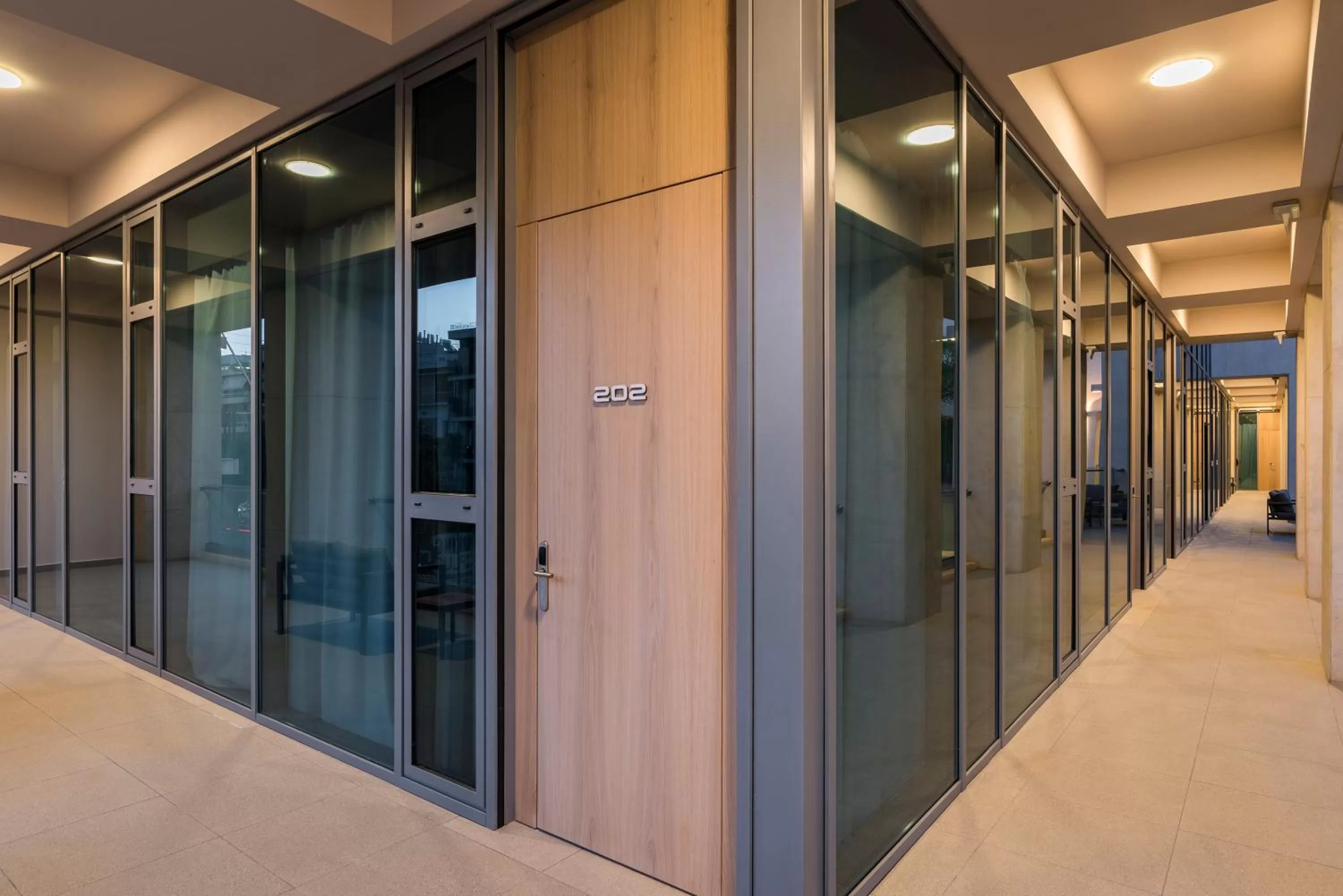 Facade/entrance in Trianon Luxury Apartments & Suites