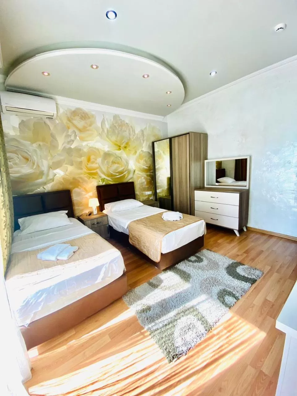 Bed in Hotel Royal Palace