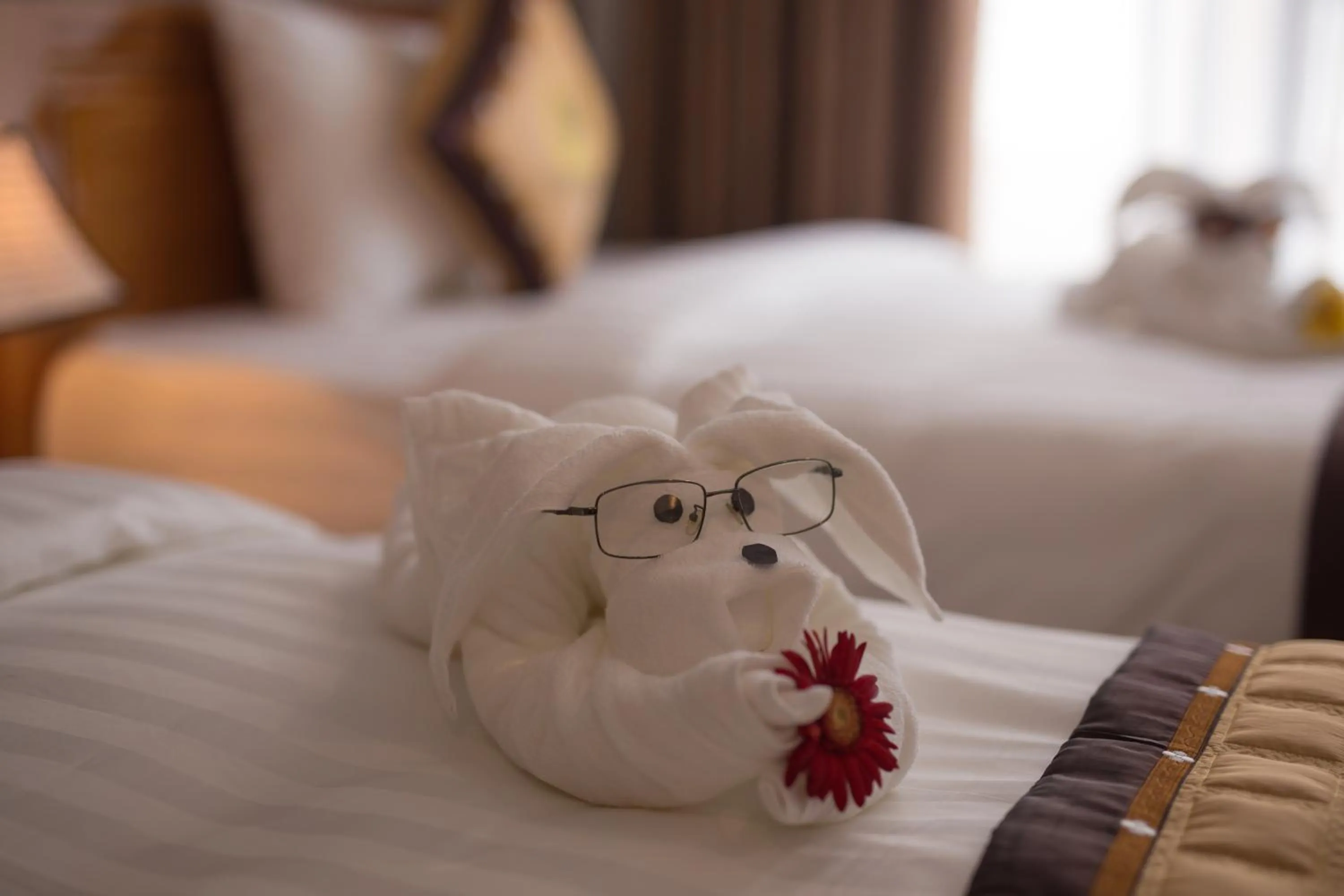 Decorative detail, Bed in Hoi An Vi Khoa Villa