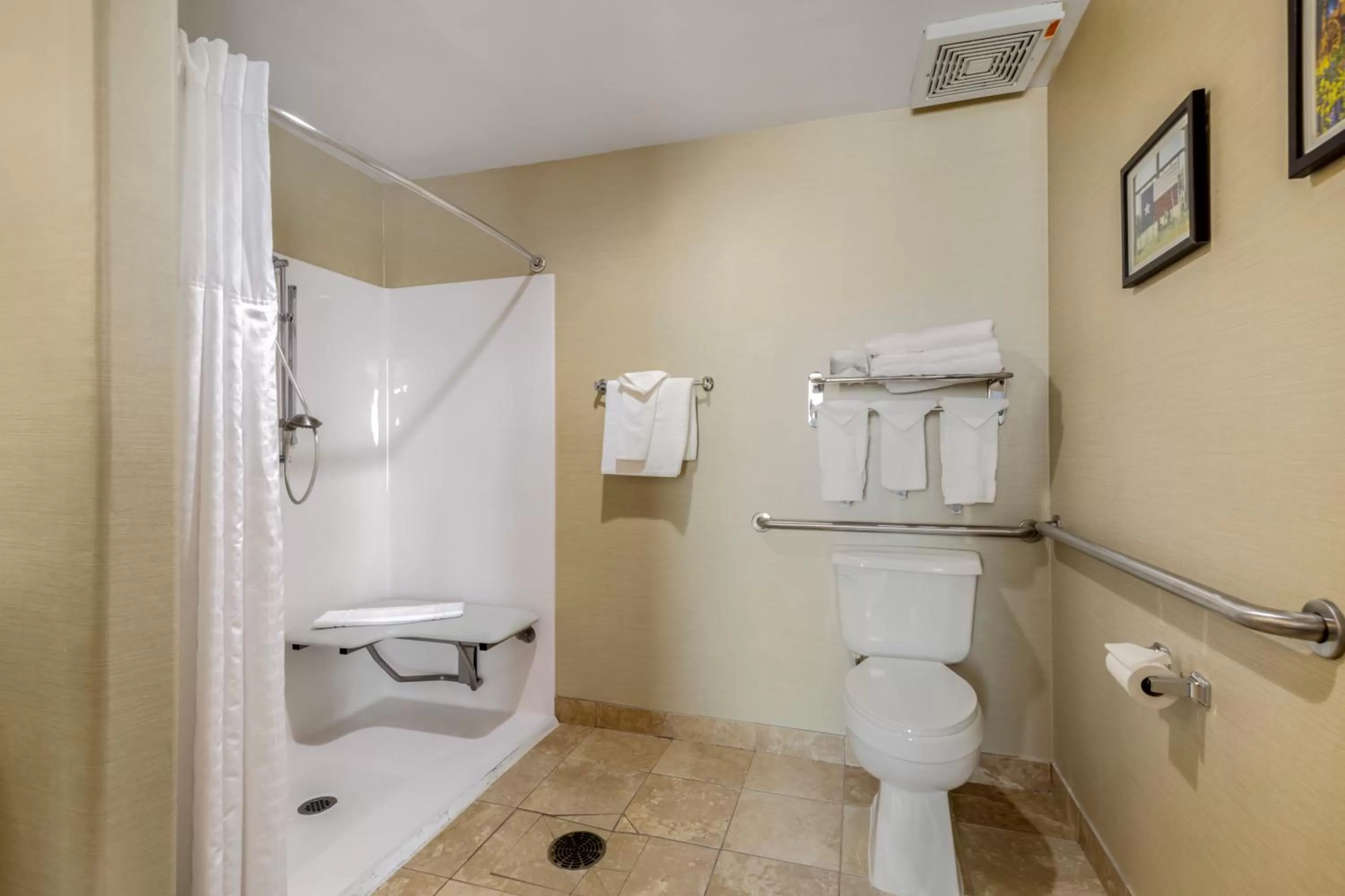 Shower in Comfort Suites Pflugerville - Austin North