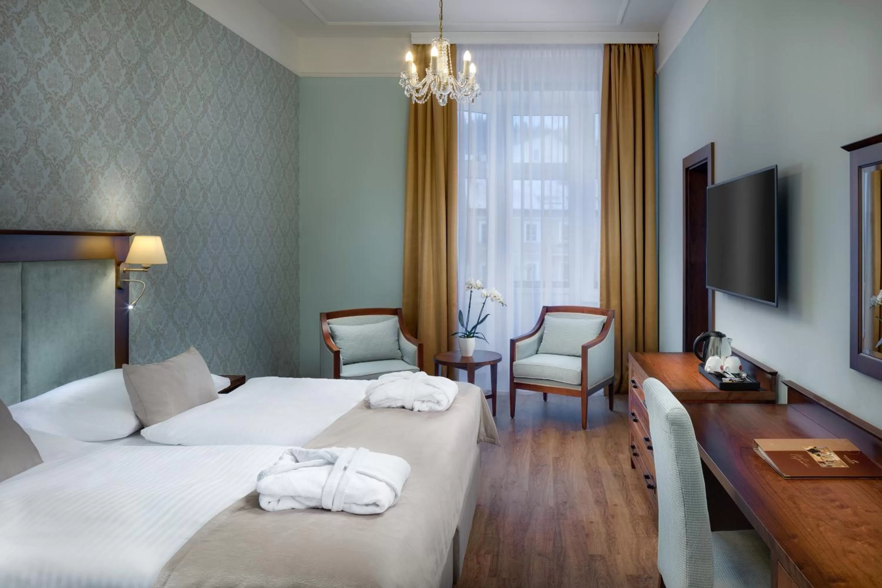 Bedroom, Bed in Ensana Hvězda - Imperiál - Neapol