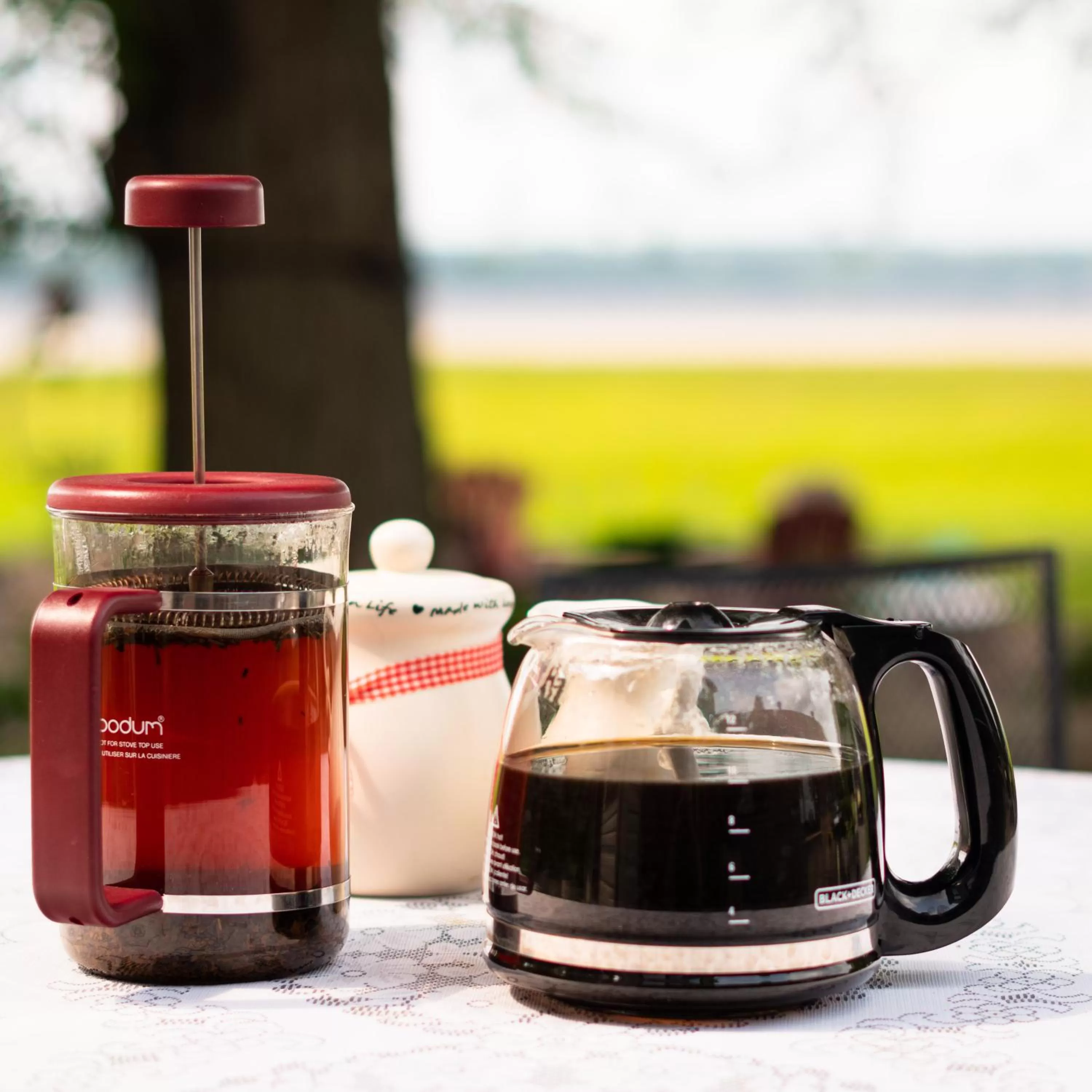 Coffee/tea facilities in Gite O'bordeleau