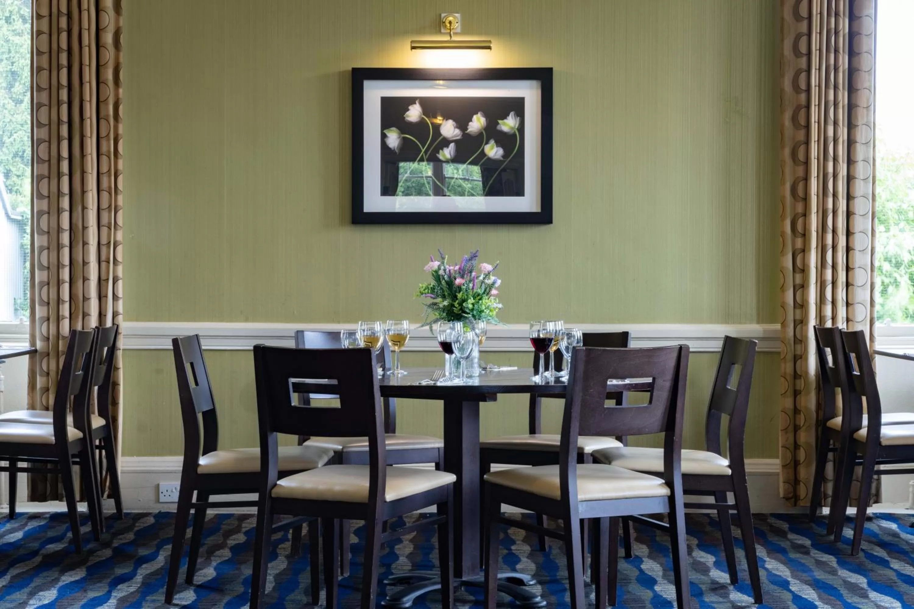 Dining area in The Pitlochry Hydro Hotel