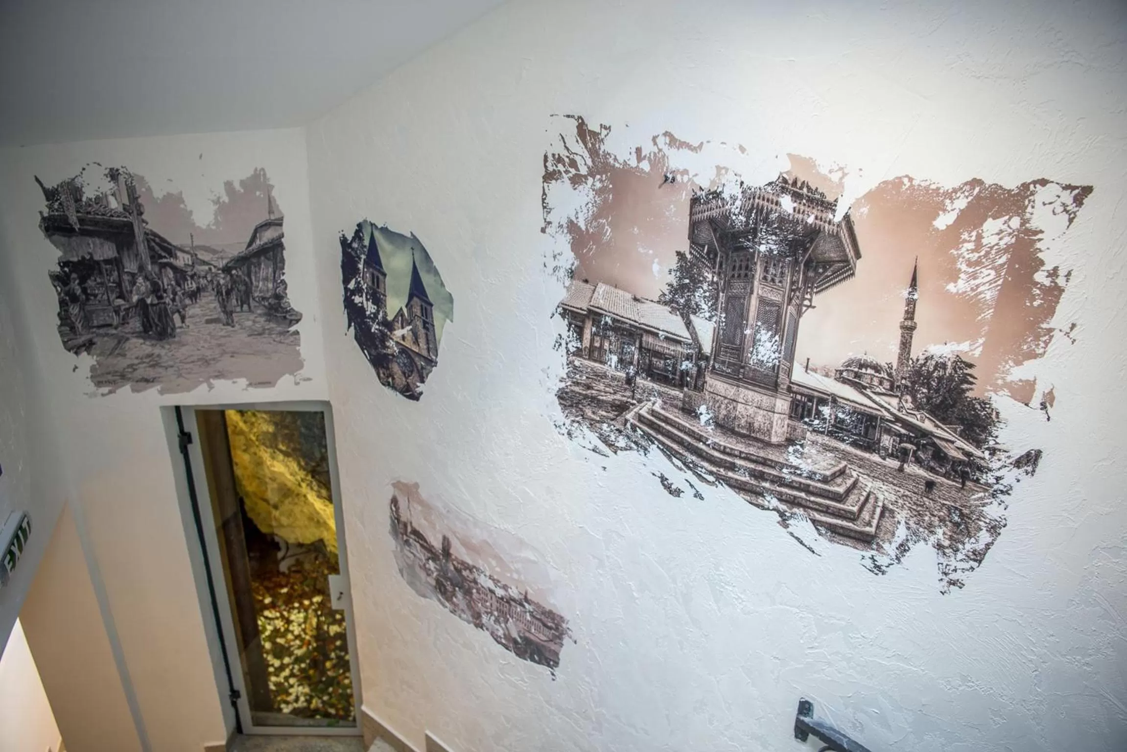 Logo/Certificate/Sign in Heritage Hotel Gate of Sarajevo