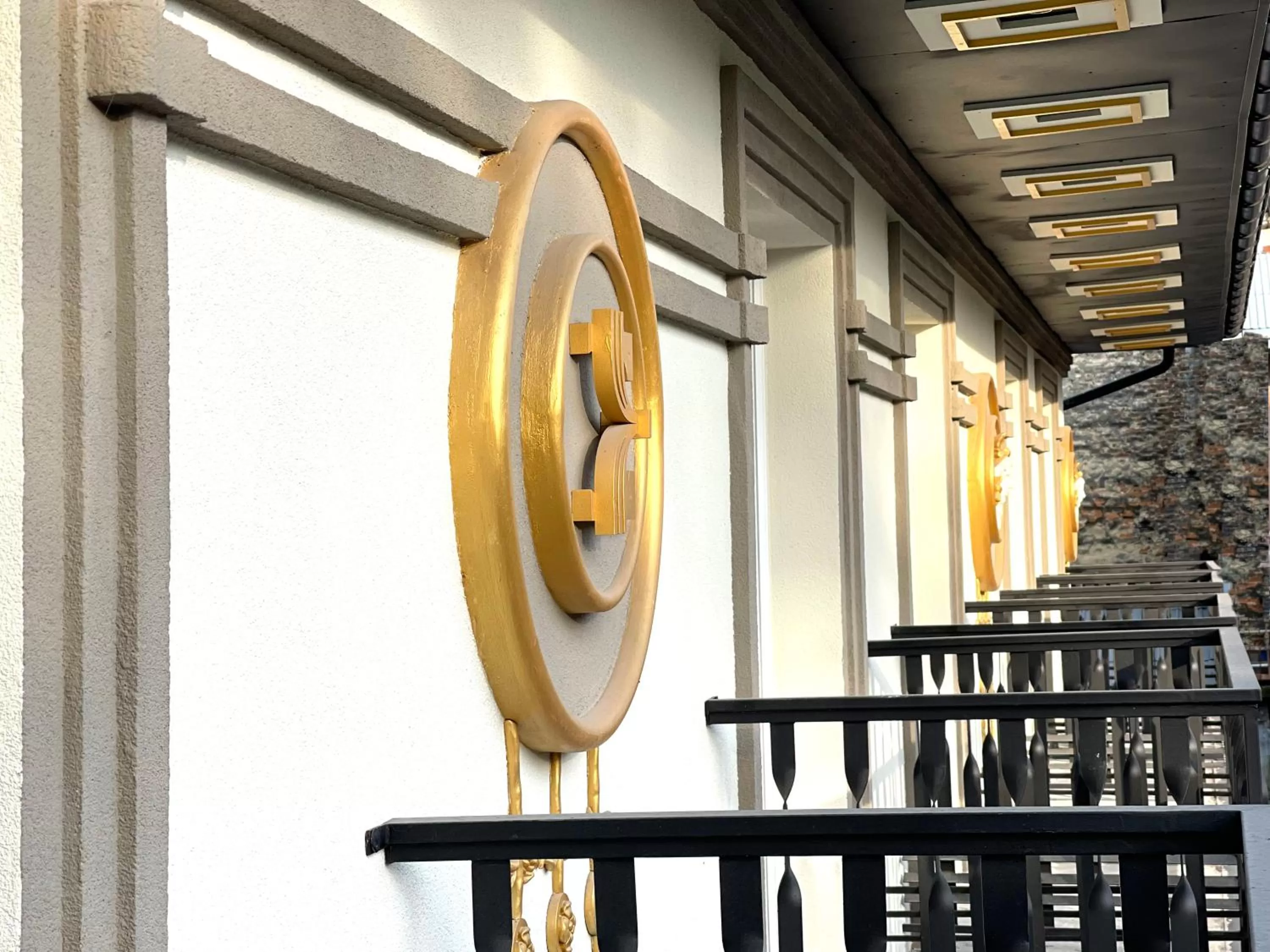 Property building in Economy room in Hotel Eney