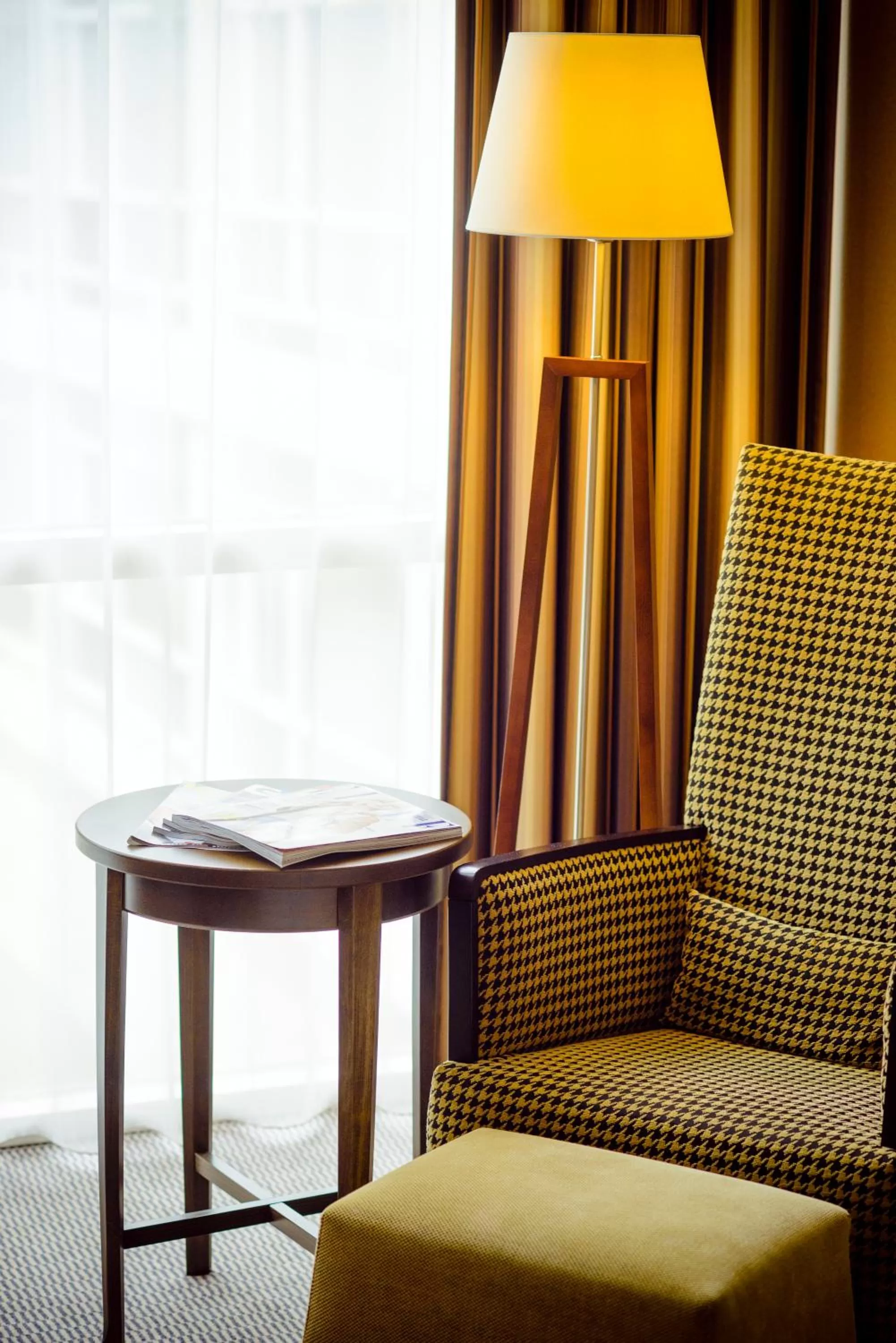 Seating area in Fletcher Hotel Restaurant Amersfoort