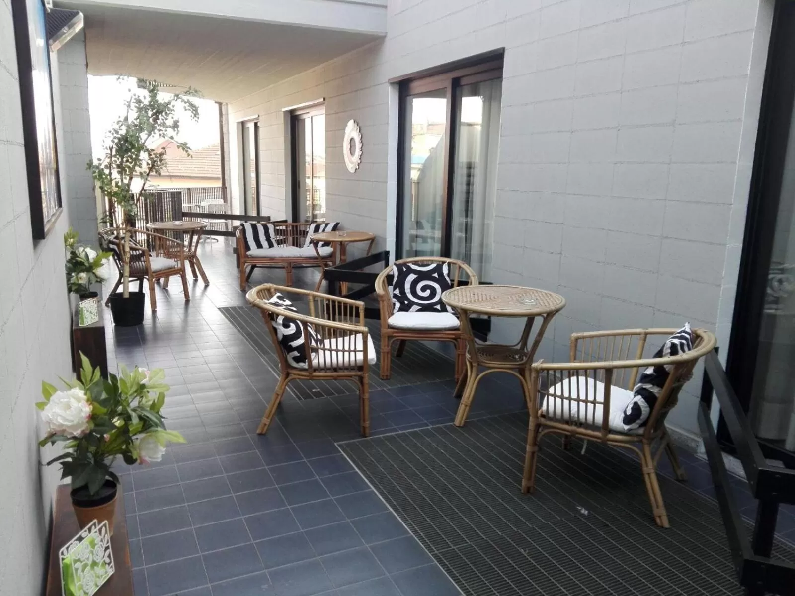 Balcony/Terrace in Gotha Hotel Turin Airport