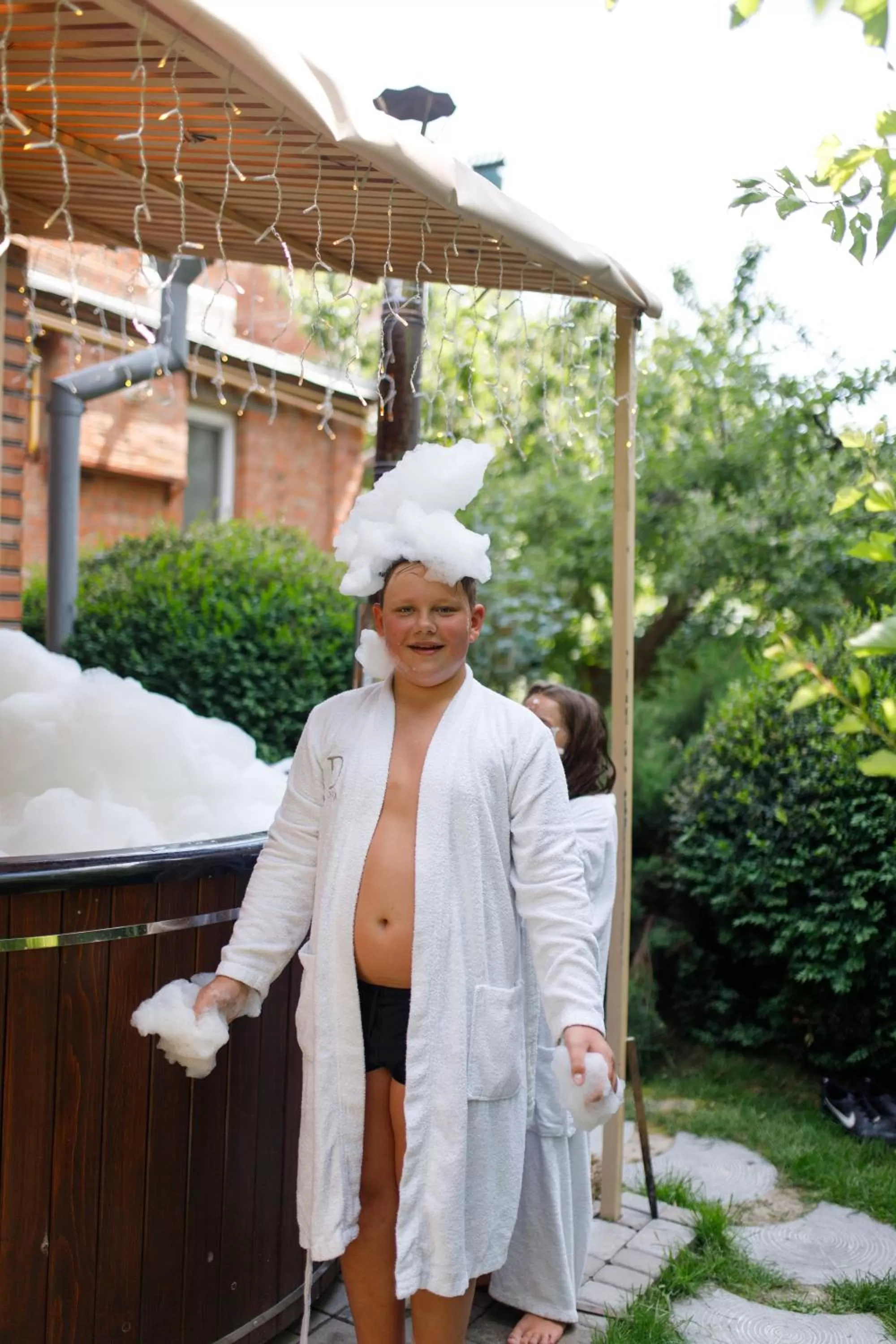 Open Air Bath in Hotel & Spa DENINNA