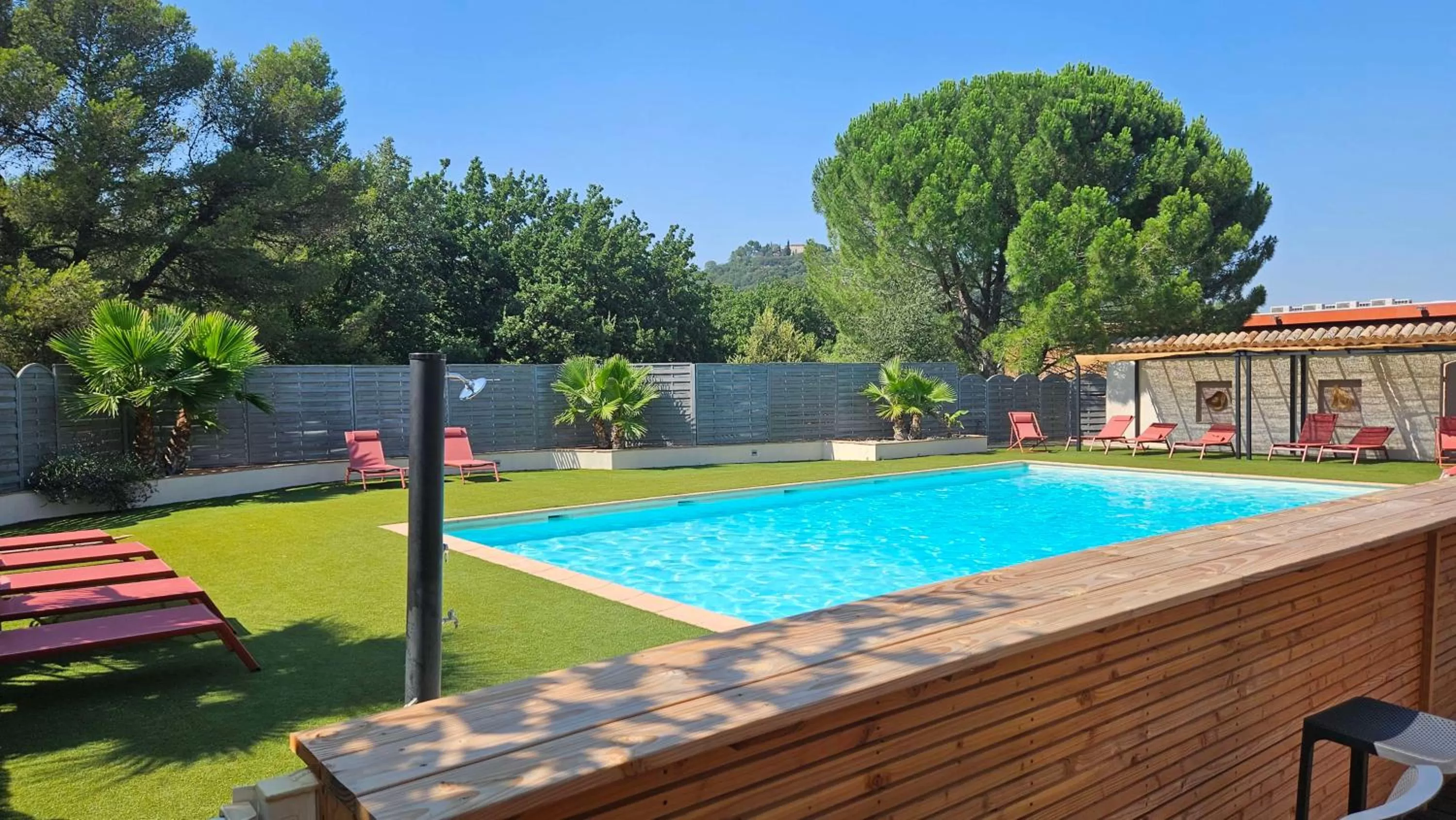 Pool view in Best Western Terre de Provence