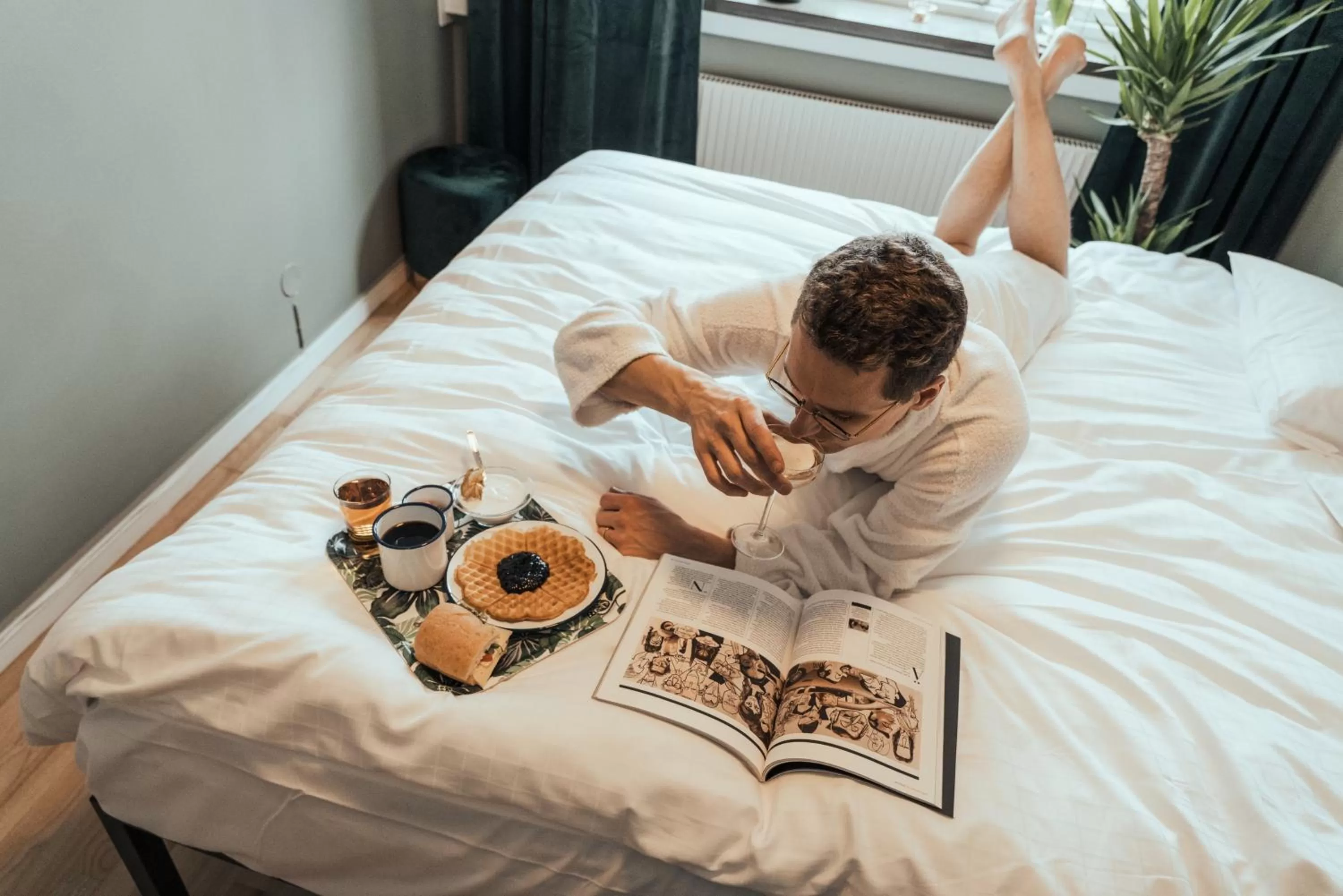 Bed in Botanika Uppsala