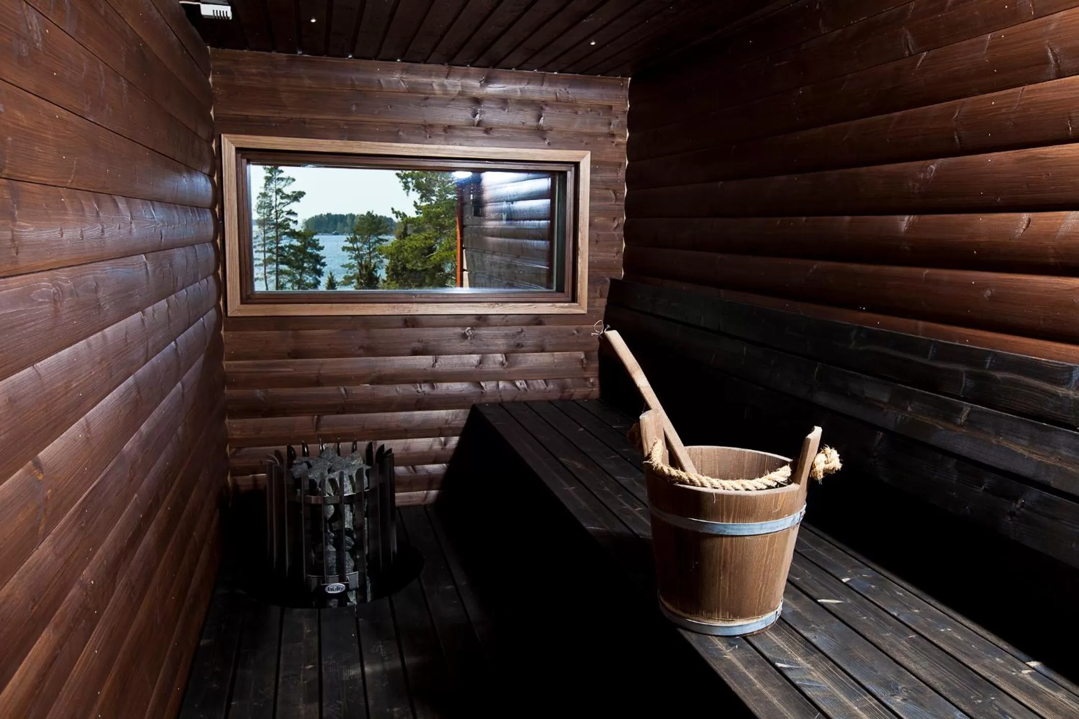 Sauna in Santalahti Resort Cottages & Villas