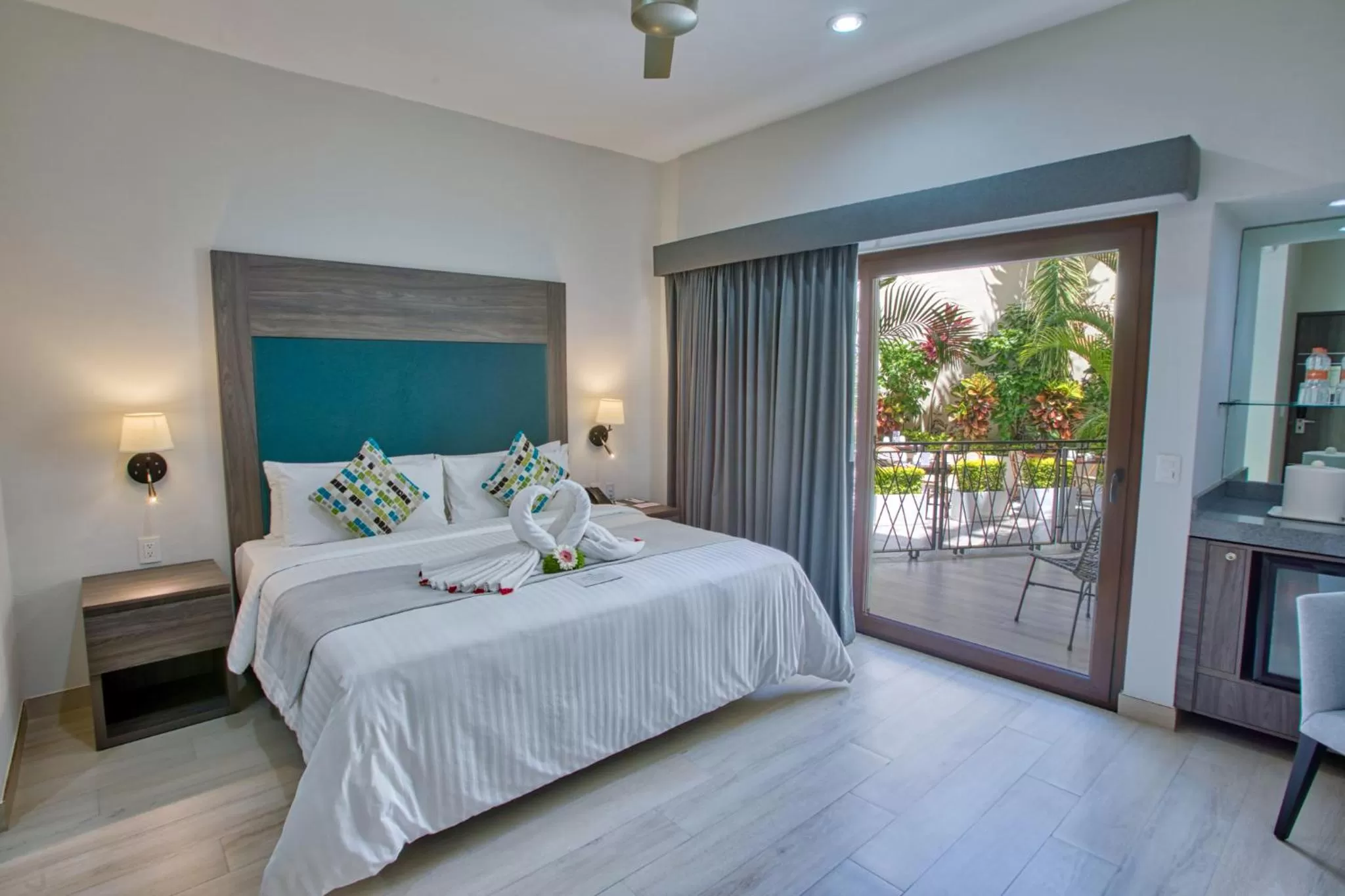 View (from property/room), Bed in Casa Nicole Boutique Hotel