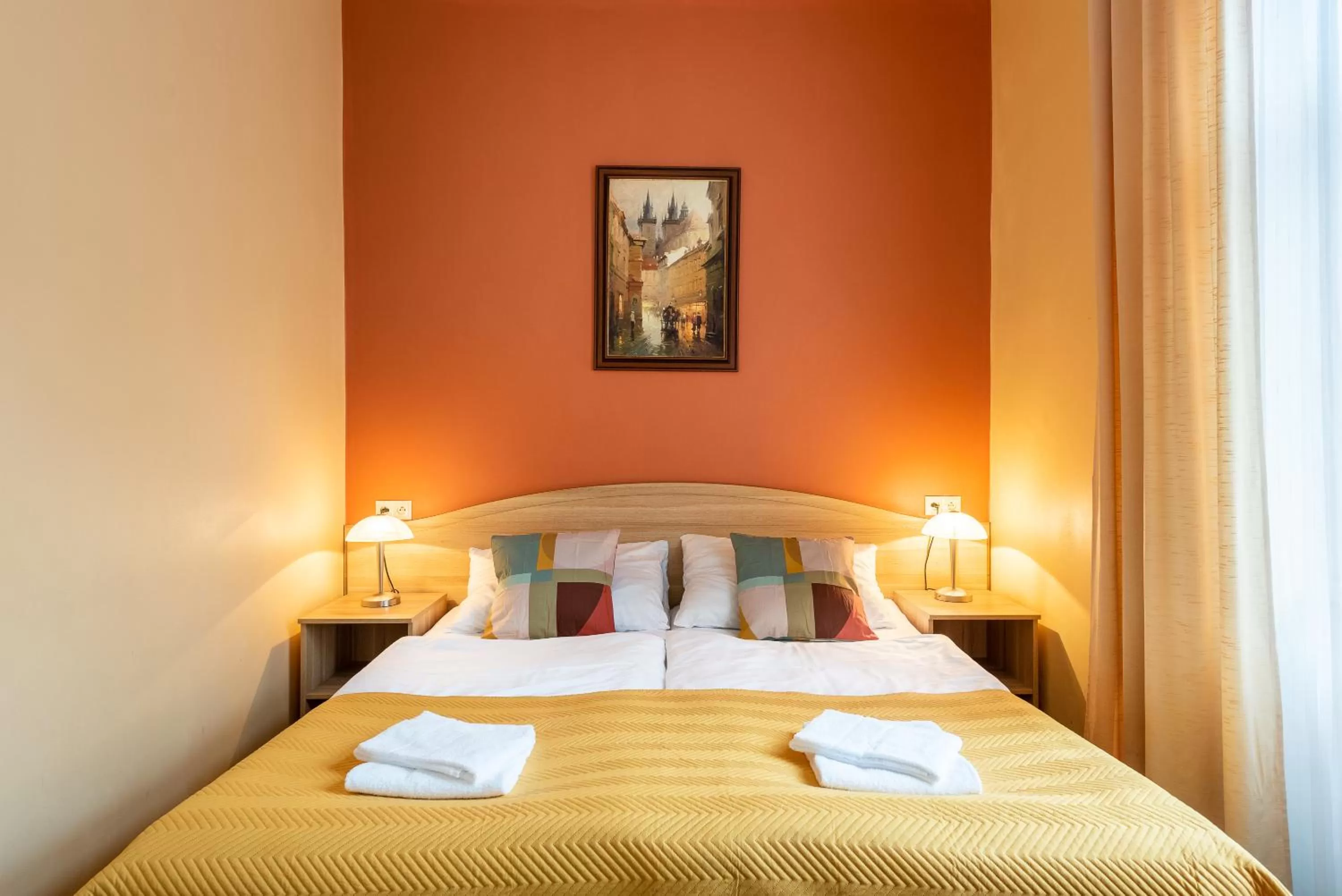 Spring, Bed in Hotel Libero