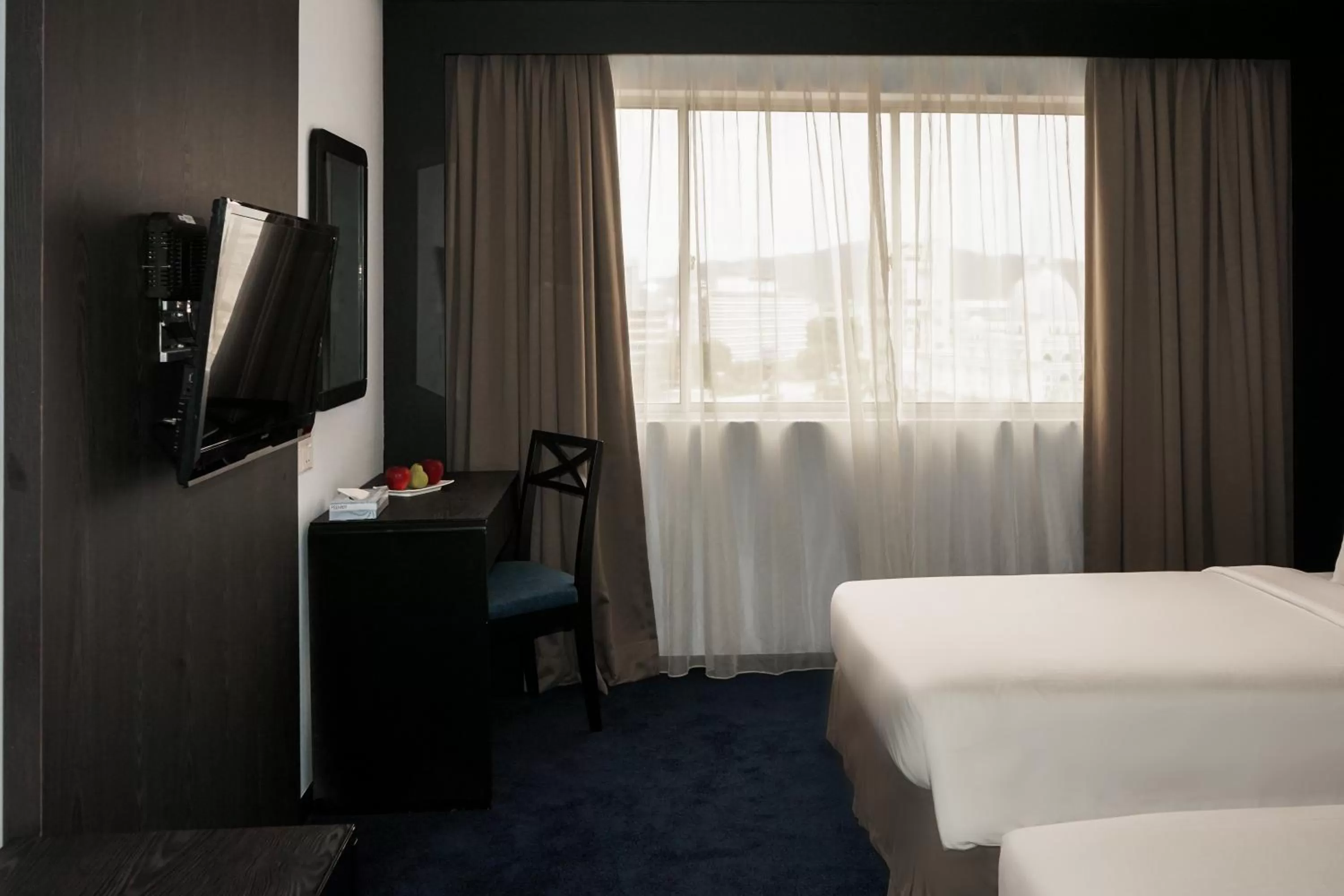 View (from property/room), Bed in Shahzan Hotel Kuantan, Trademark Collection by Wyndham