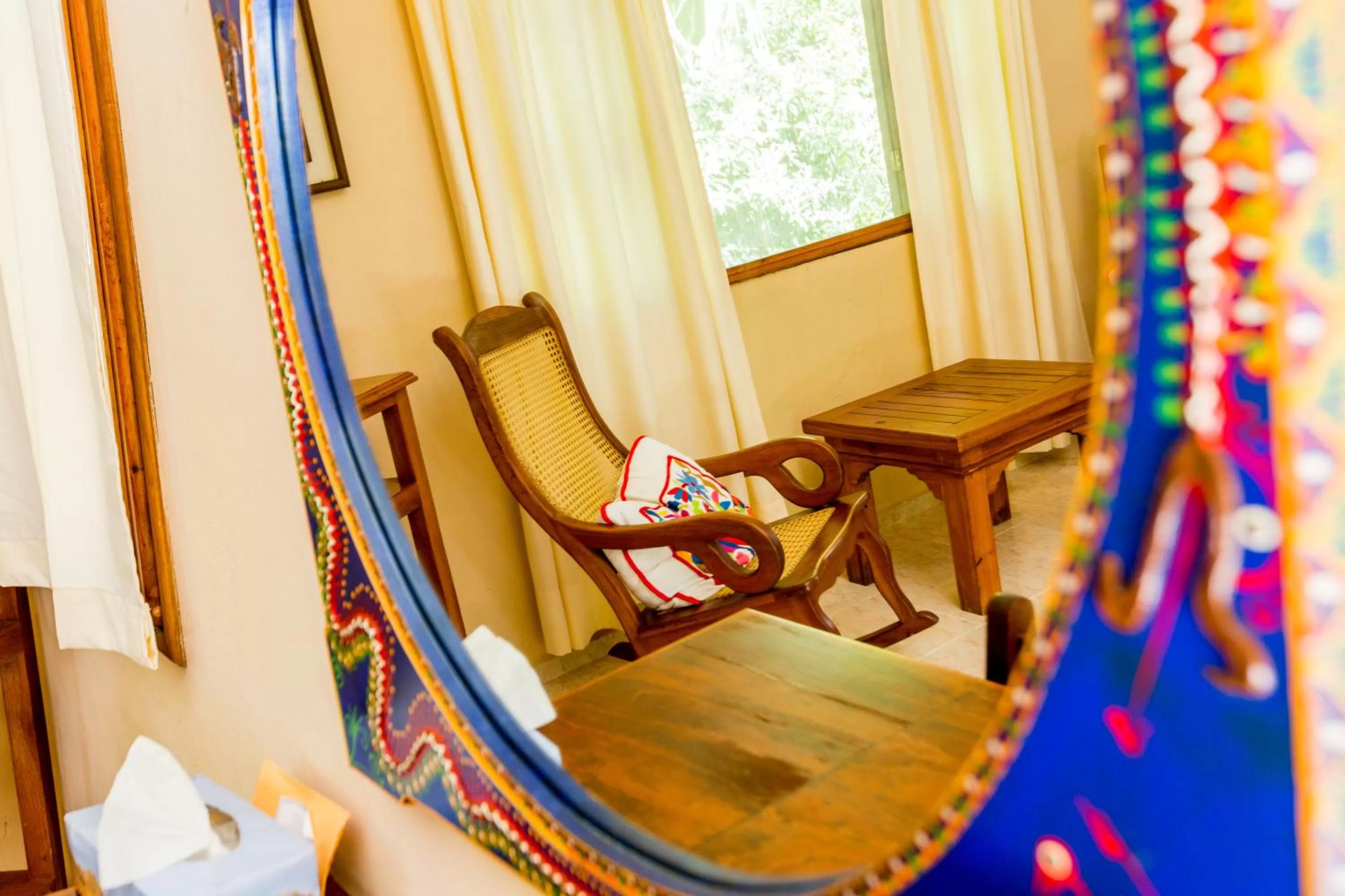 Decorative detail in Casa Quetzal Hotel