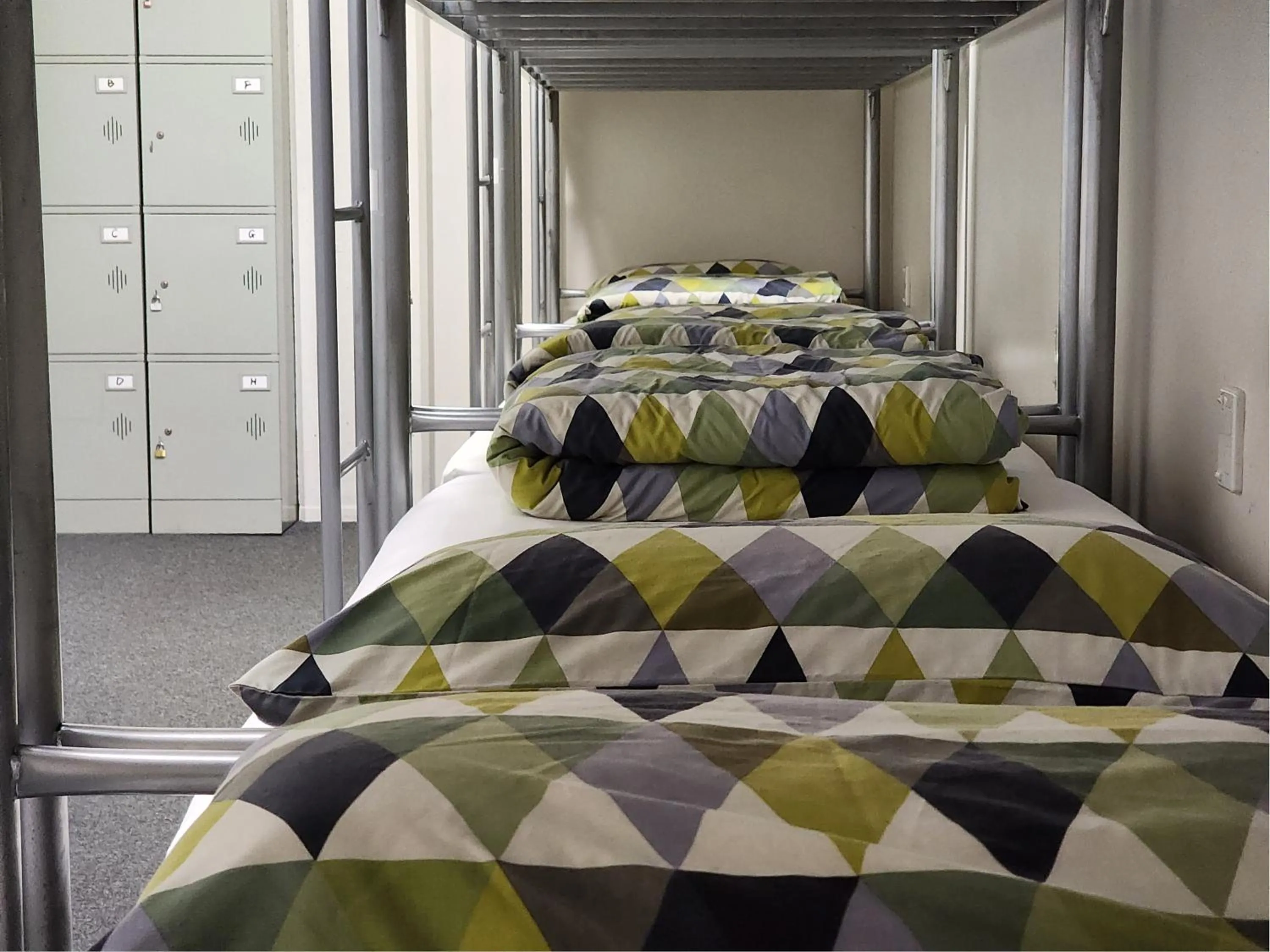 Bed in Newton Lodge Auckland