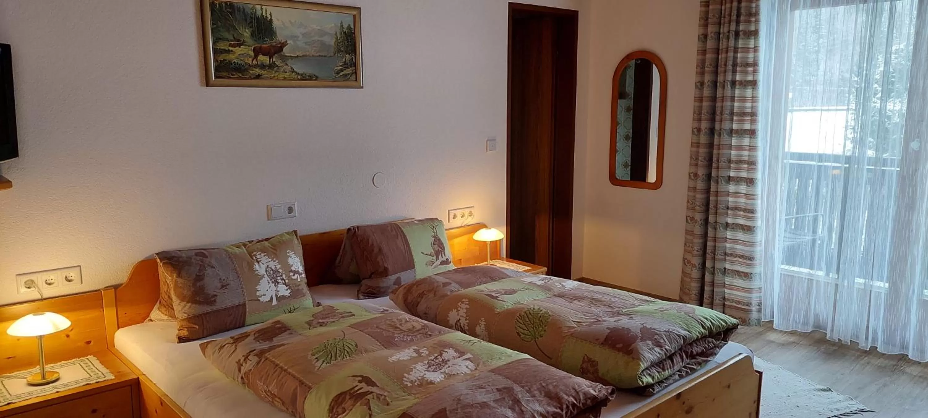 Bed in Pension Wildental