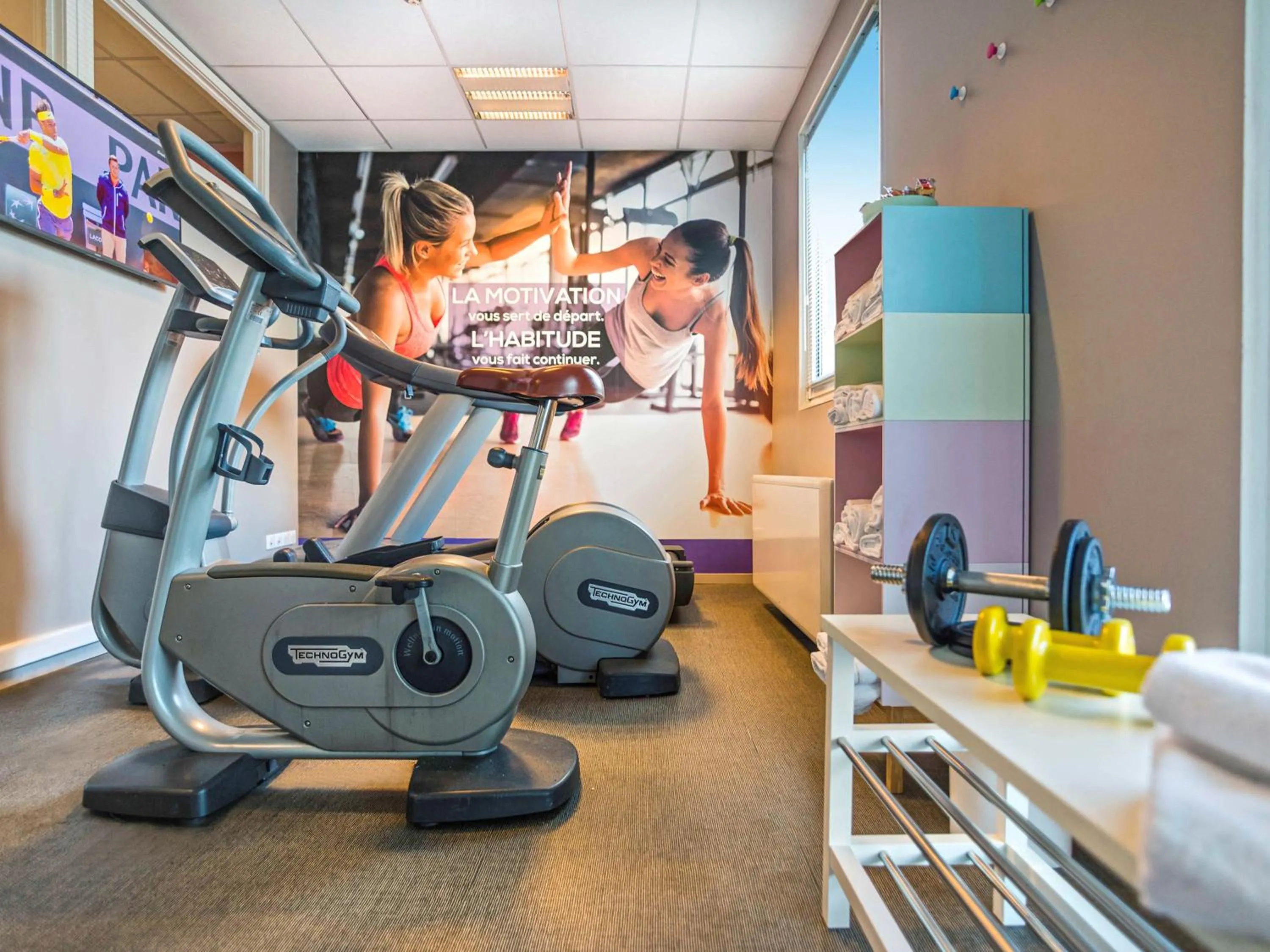 Fitness centre/facilities in ibis Styles Strasbourg Stade de la Meinau
