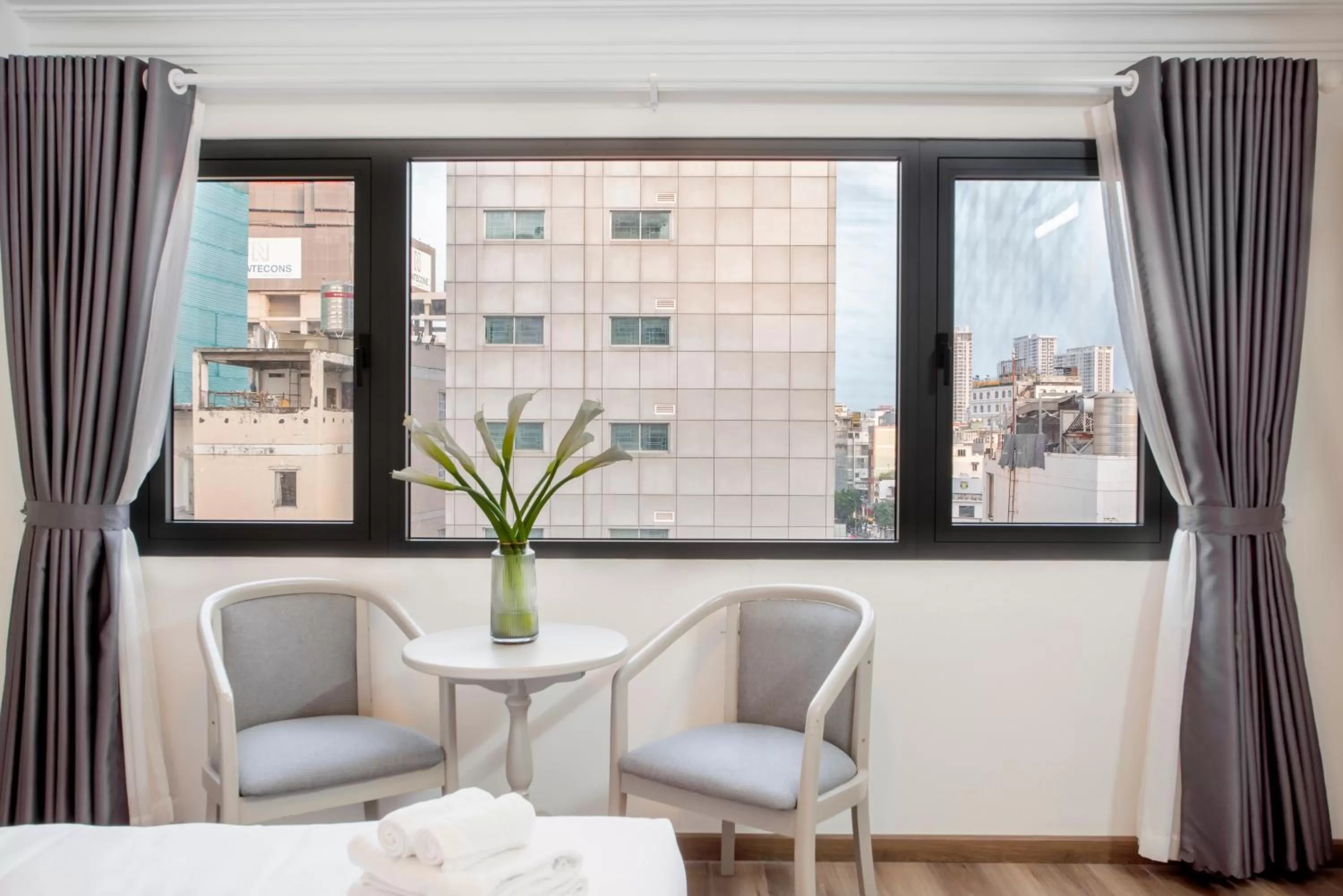 City view in SAZI BEN THANH Hotel HCM