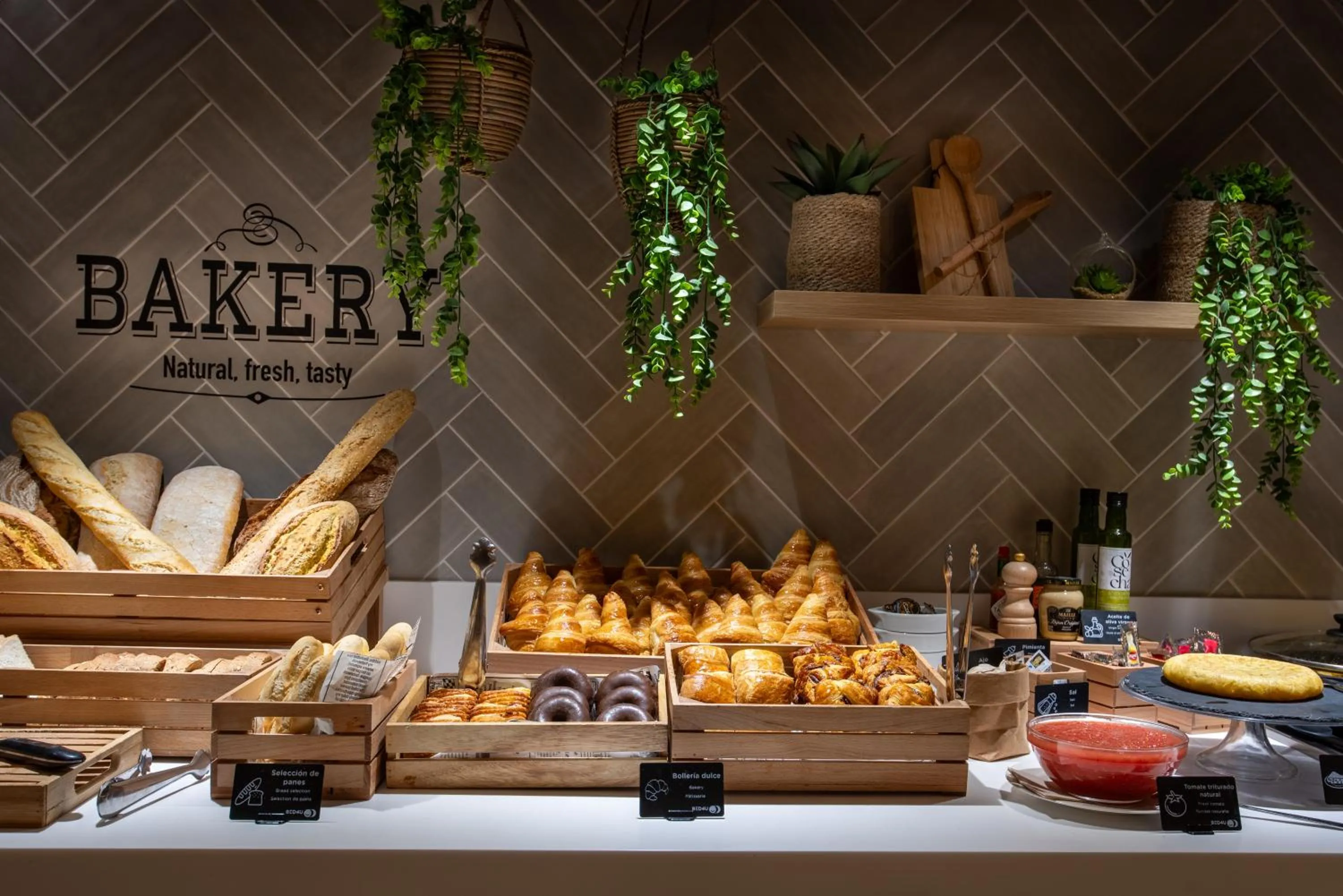 Buffet breakfast in Hotel Bed4U Pamplona