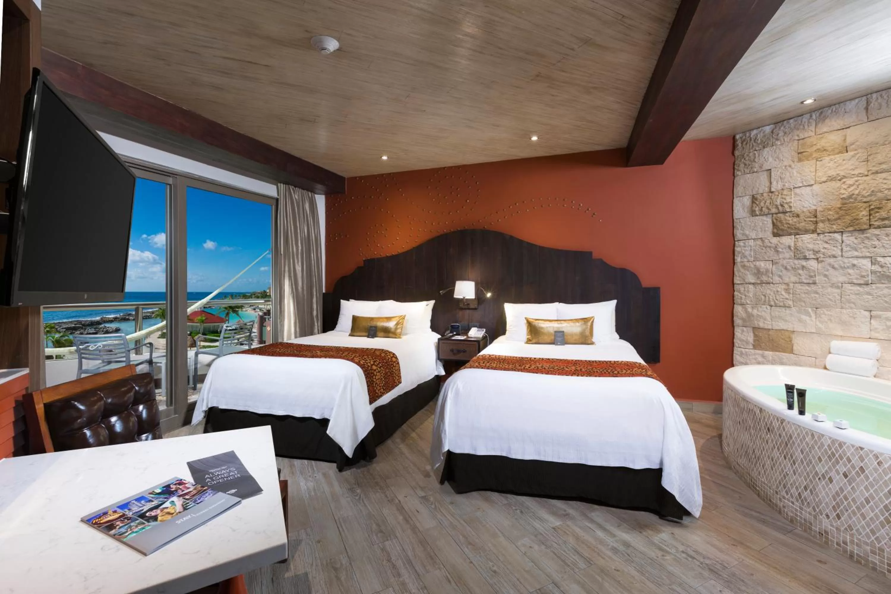Bedroom, Bed in Hard Rock Hotel Riviera Maya - All Inclusive