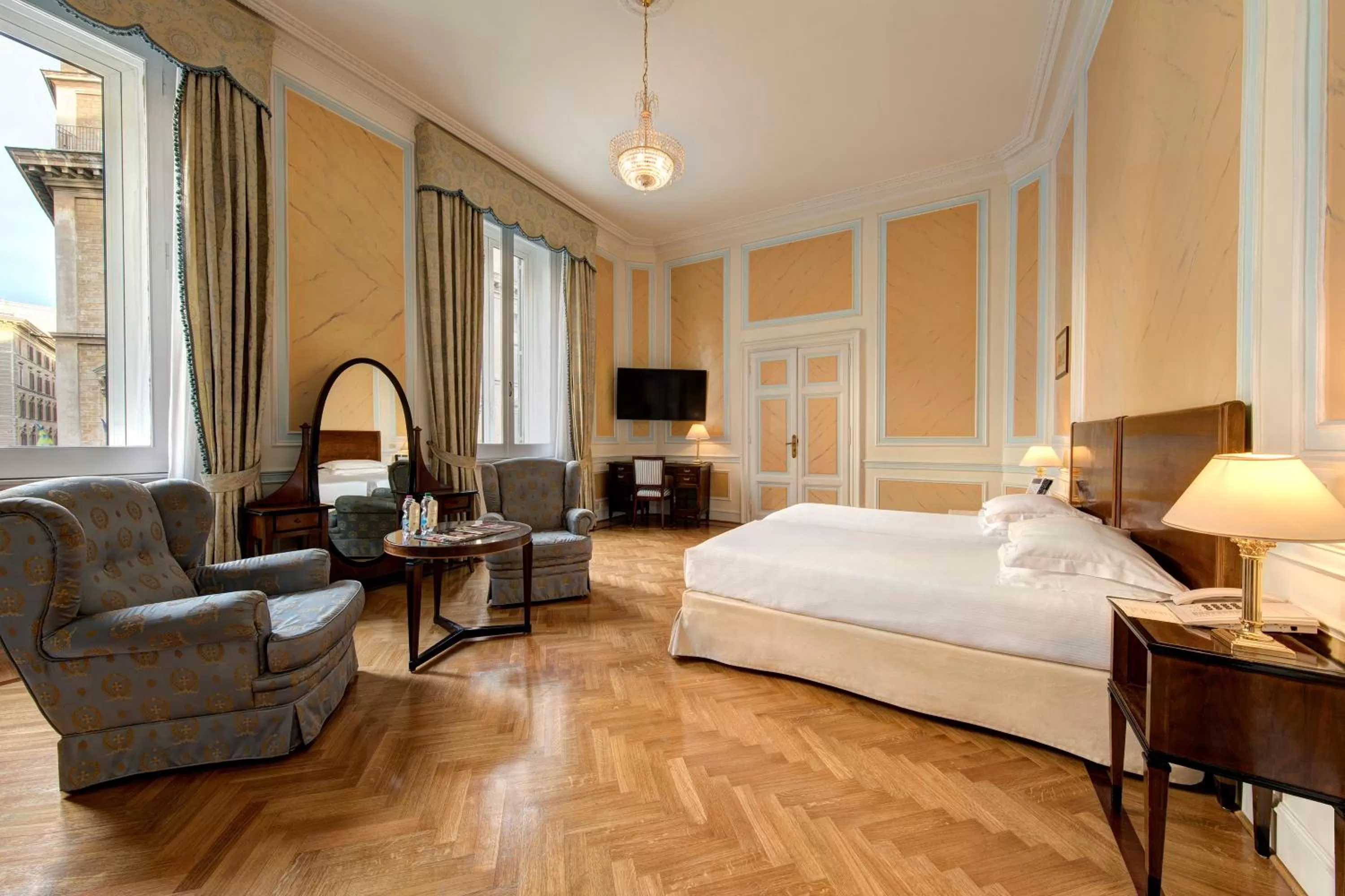Bedroom, Bed in Hotel Quirinale